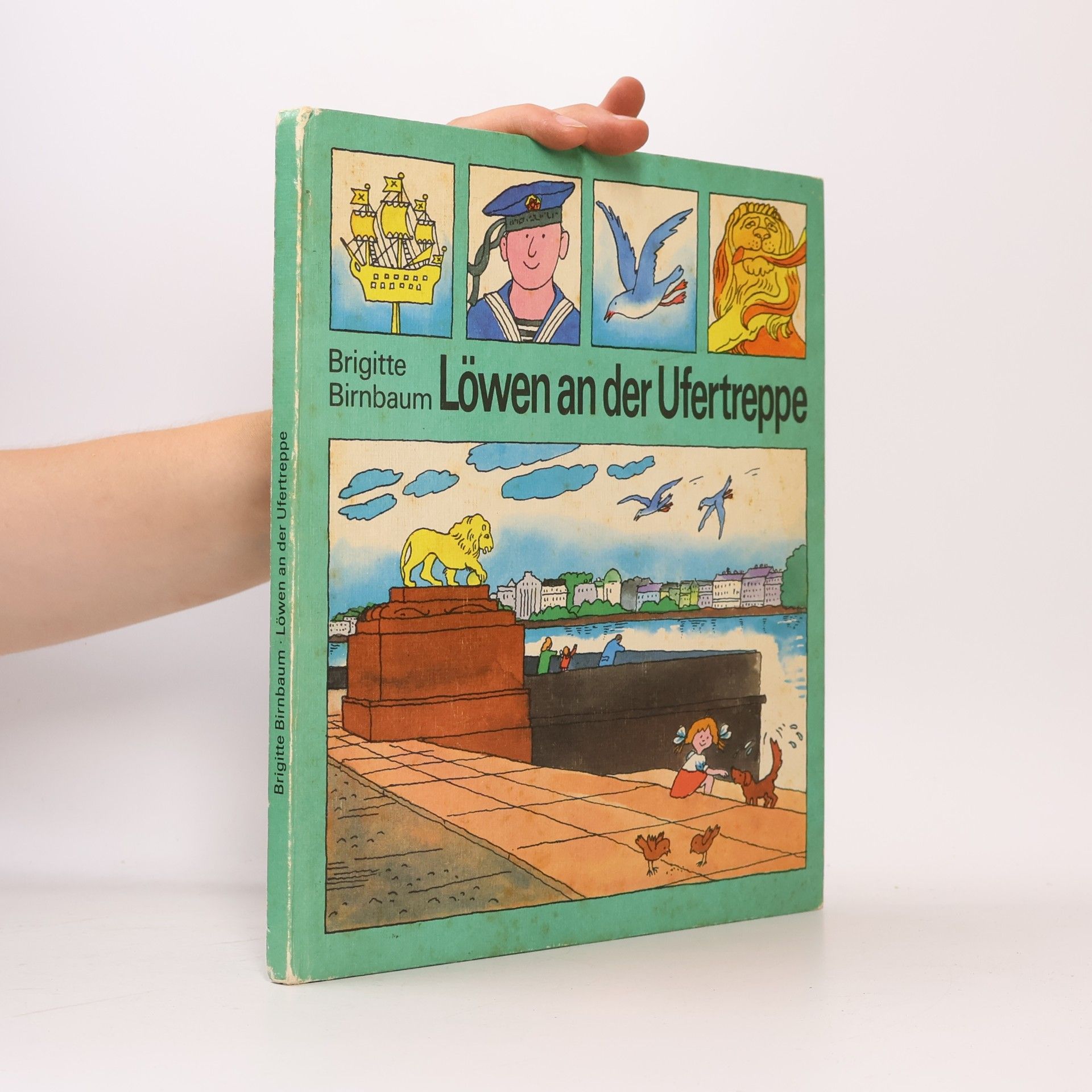 Brigitte Birnbaum Löwen an der Ufertreppe