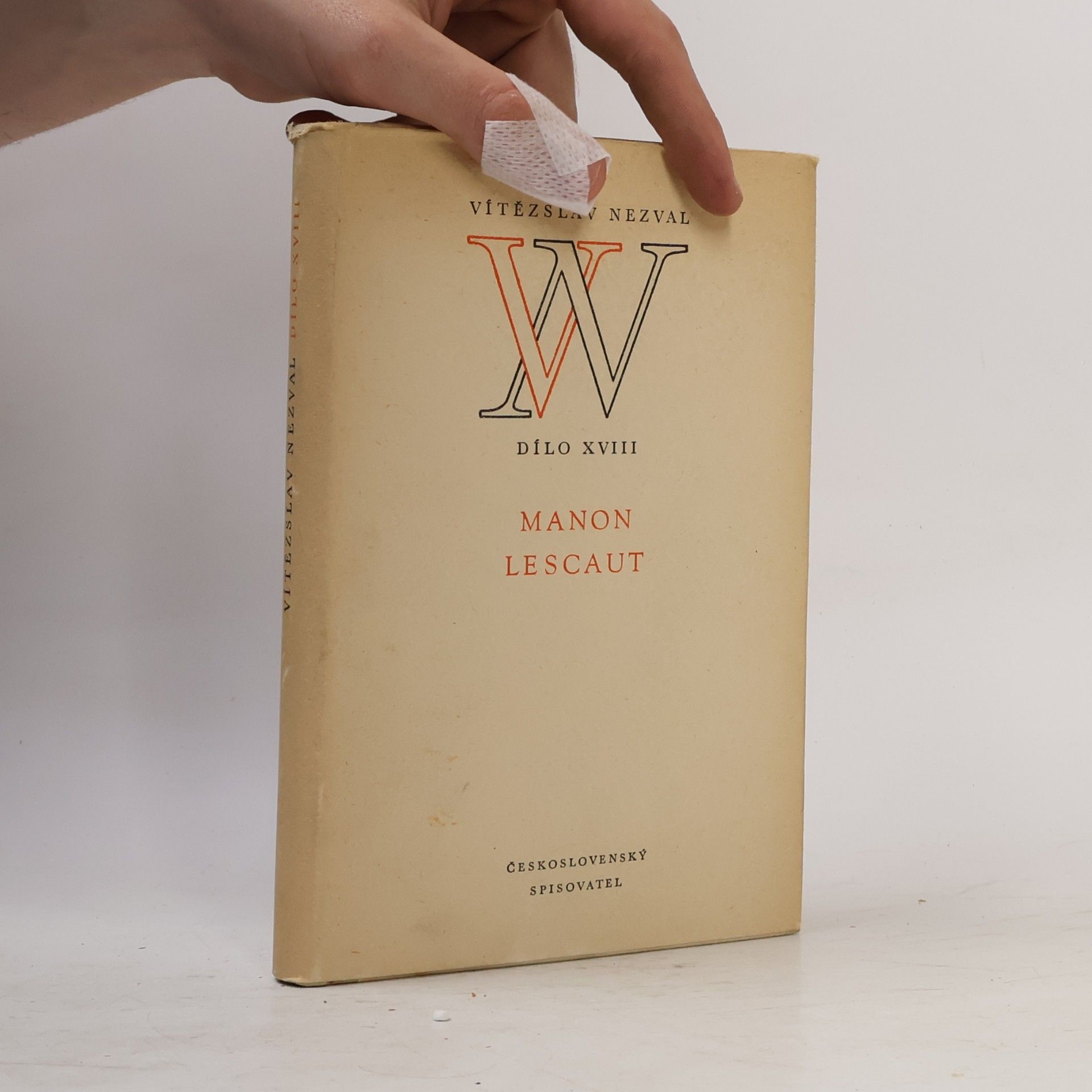 Vítězslav Nezval Dílo XVIII. Manon Lescaut
