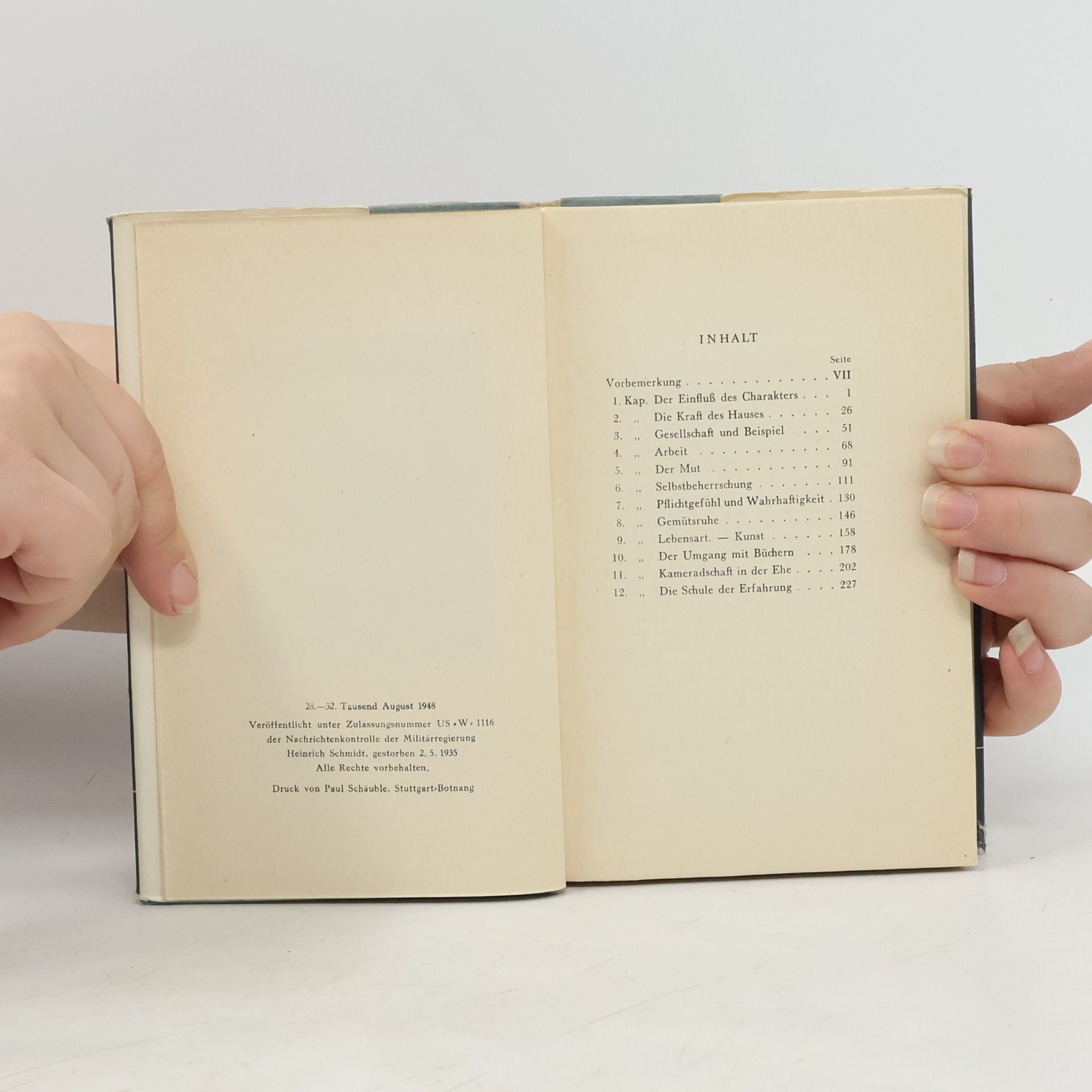 Samuel Smiles Der Charakter