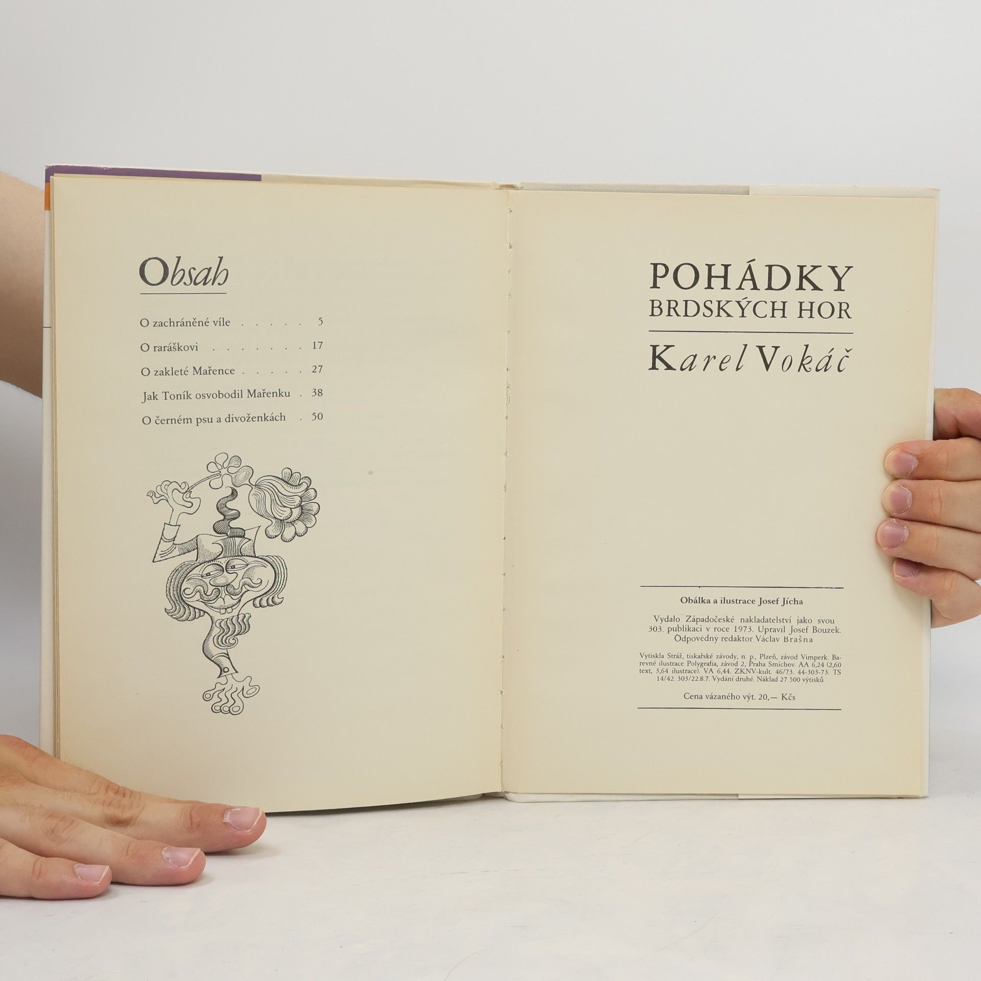 Vokáč Karel Pohádky brdských hor