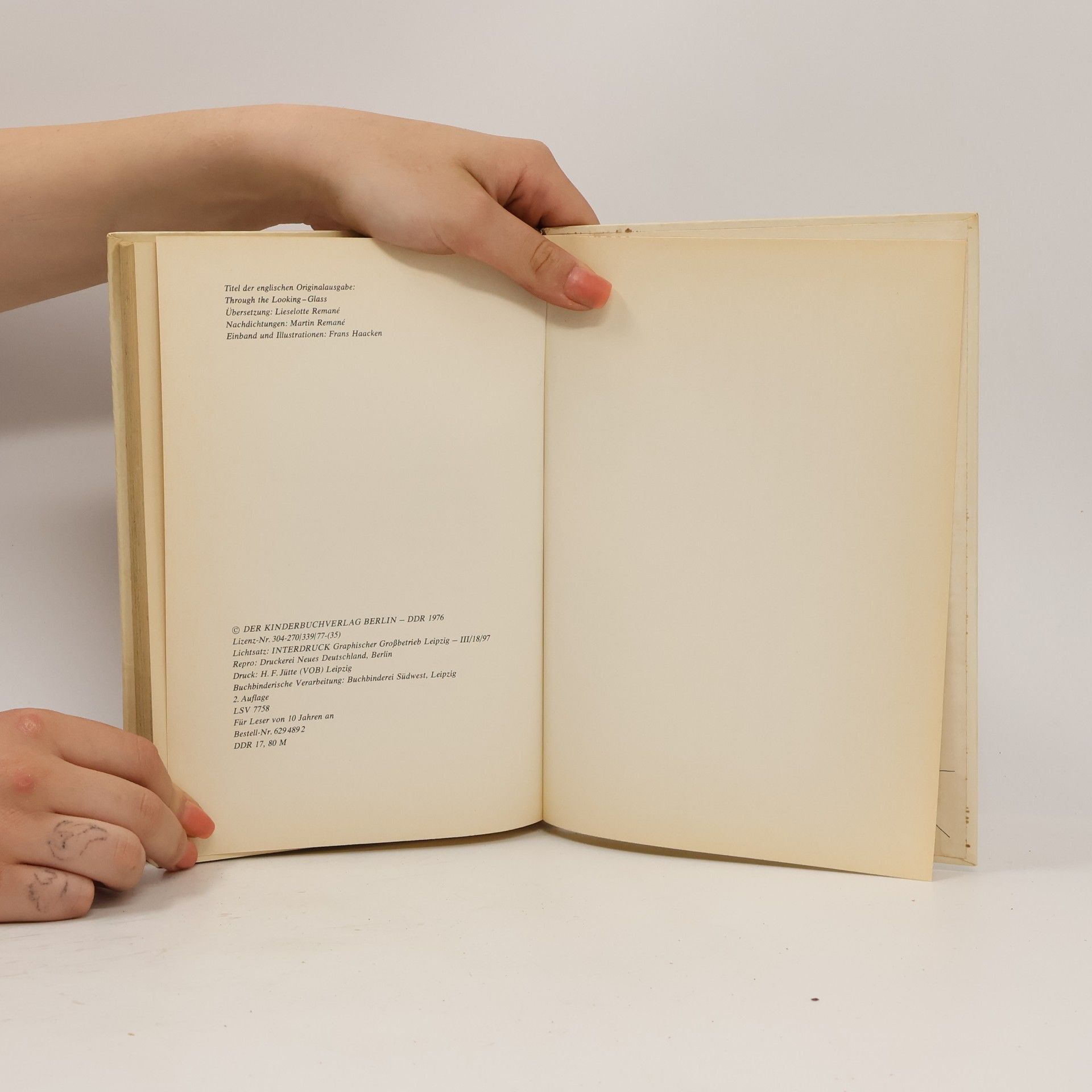 Lewis Carroll Alice im Spiegelland