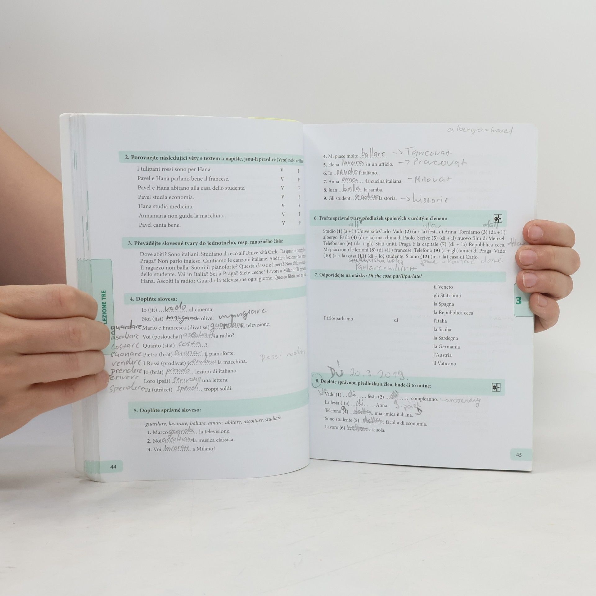 Vlastimila Pospíšilová Učebnice současné italštiny. Manuale di Italiano contemporaneo. 1. díl
