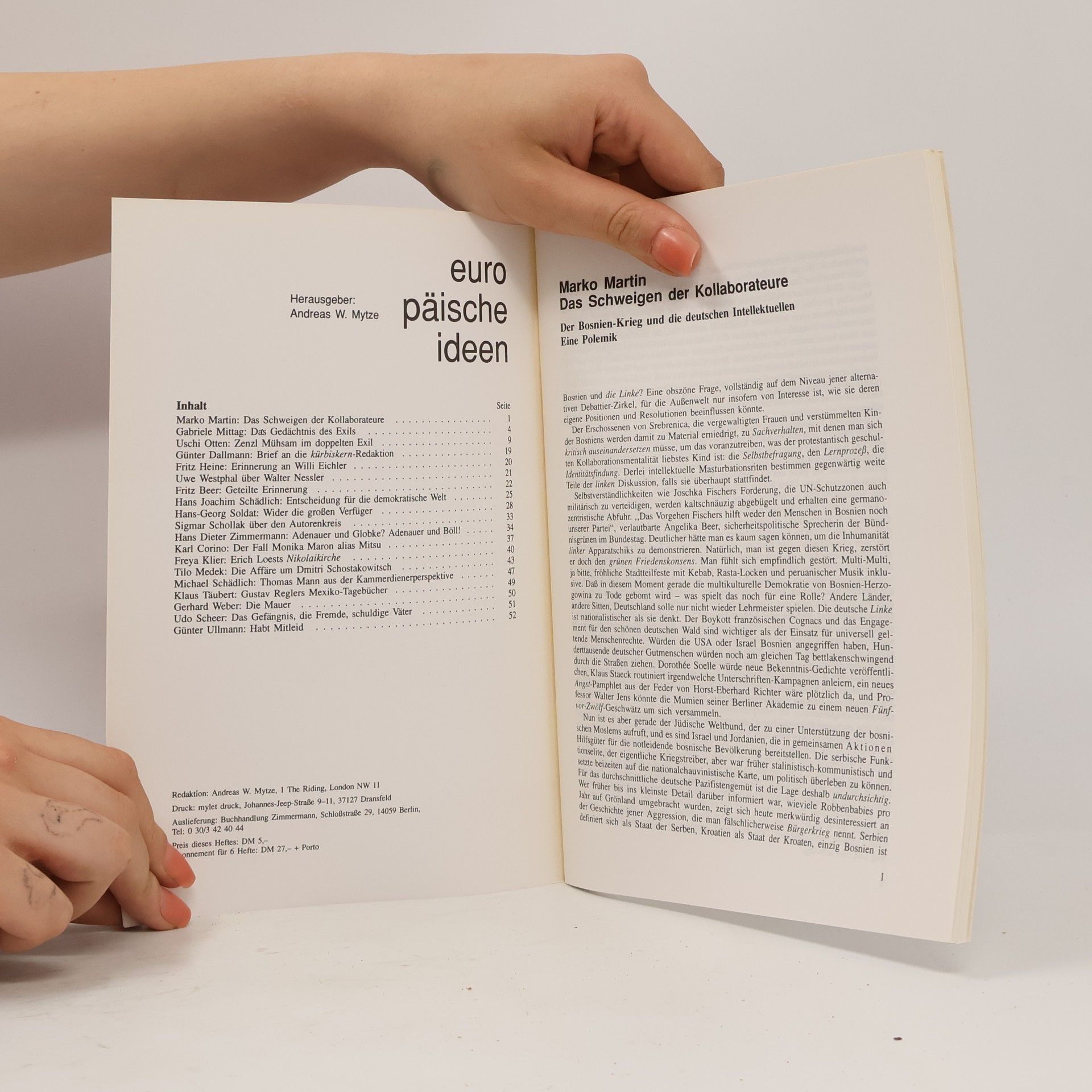 Andreas W. Mytze Europäische ideen 95