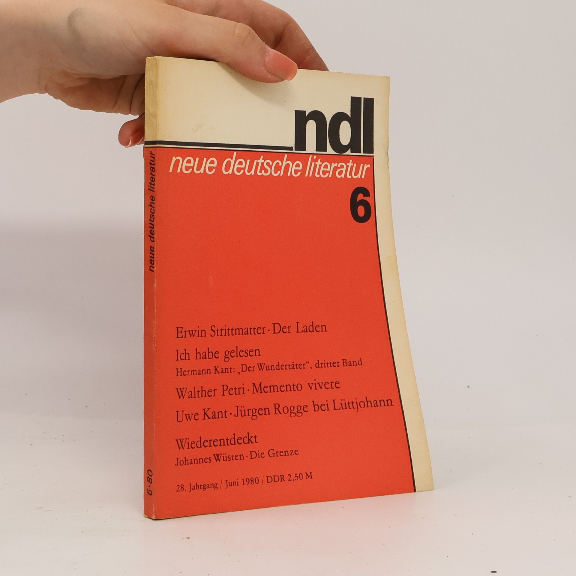 Autorenkollektiv Neue Deutsche Literatur 6