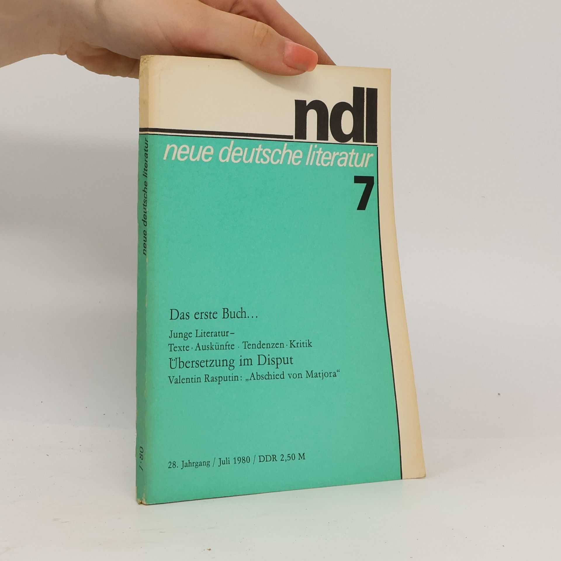 Autorenkollektiv Neue deutsche literatur 7