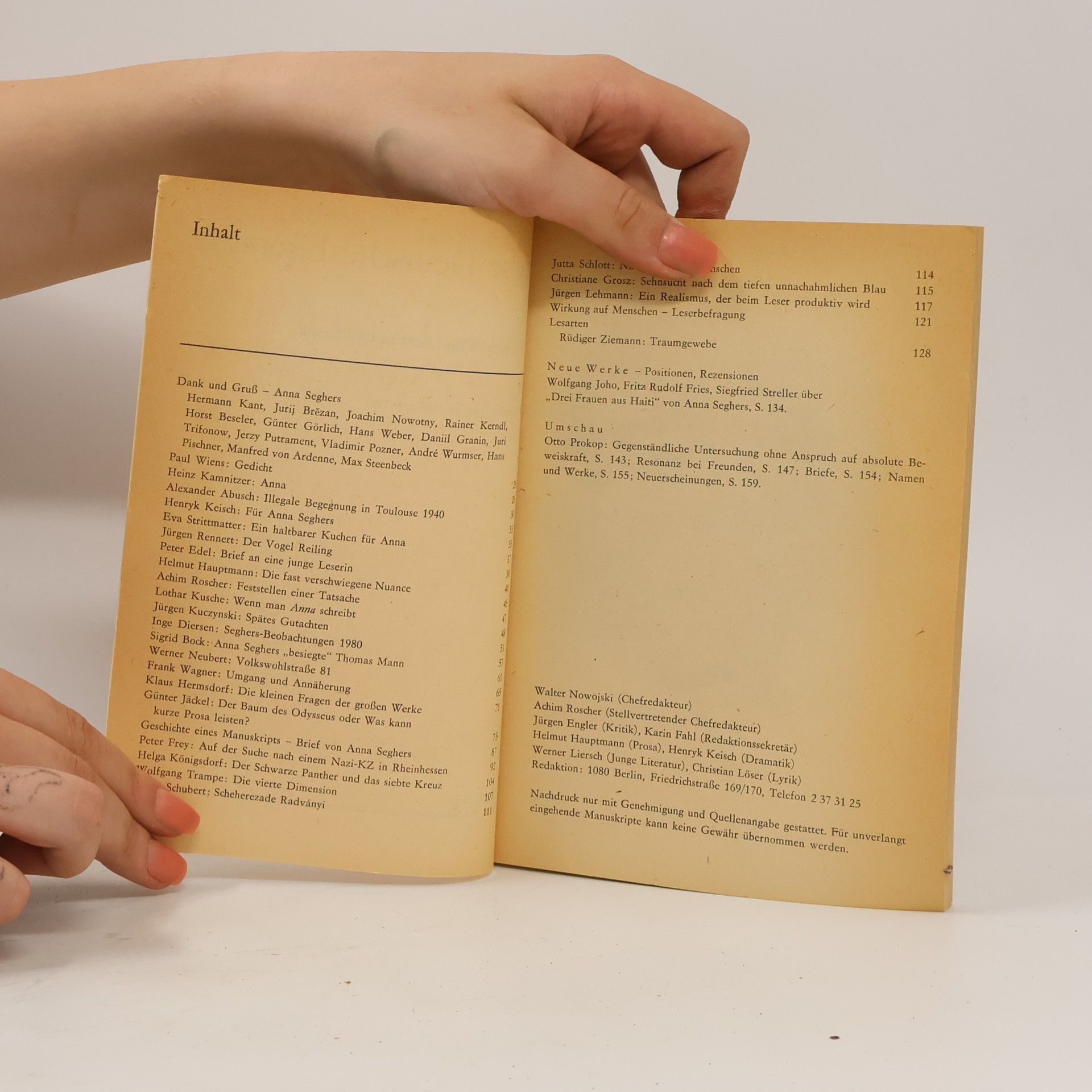 Autorenkollektiv Neue Deutsche Literatur 11