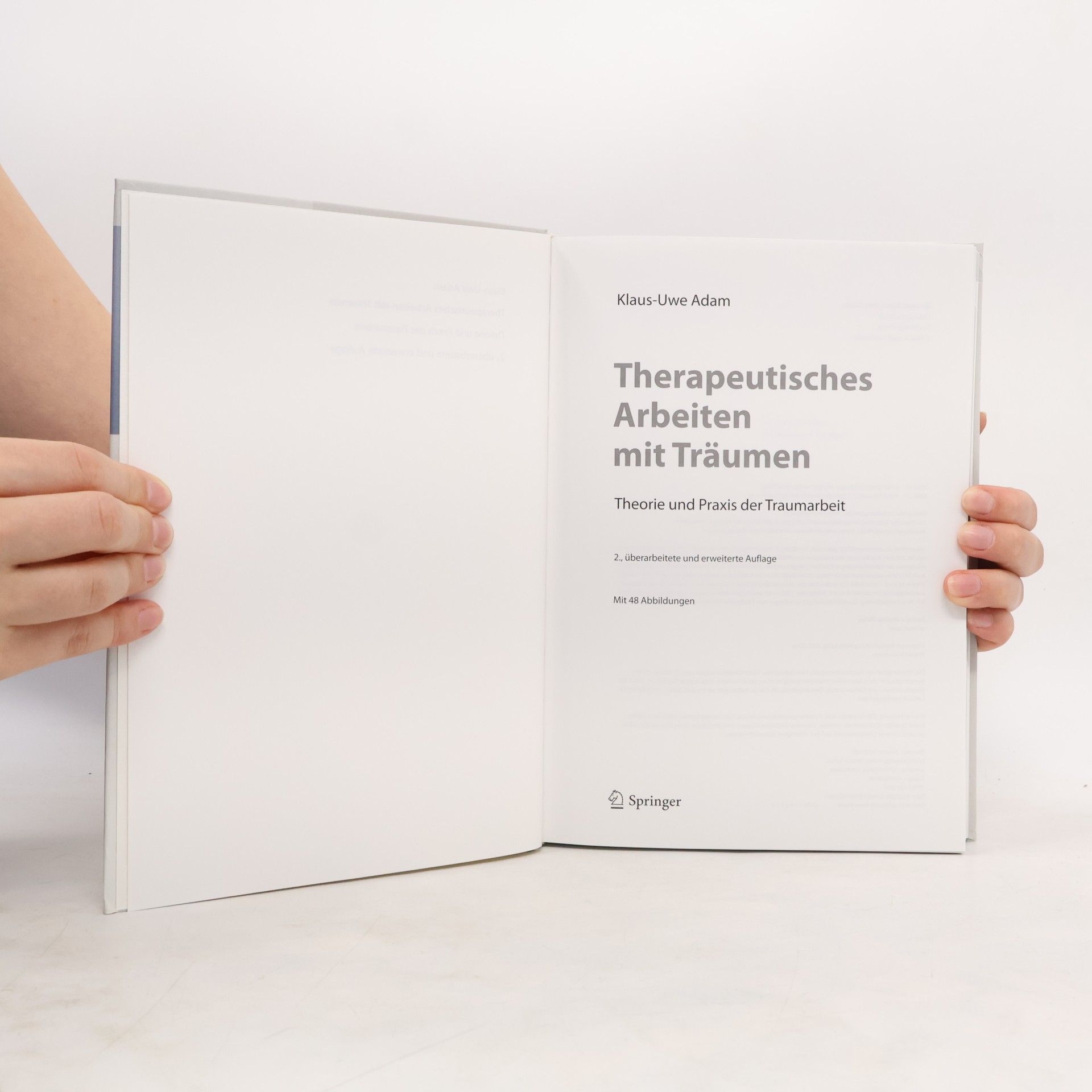 Klaus-Uwe Adam Therapeutisches Arbeiten mit Träumen - 2. Auflage
