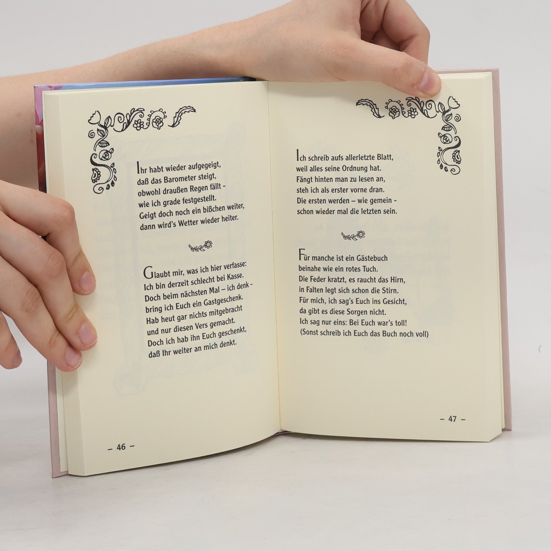 Bernhard Lins Neue Verse für das Gästebuch