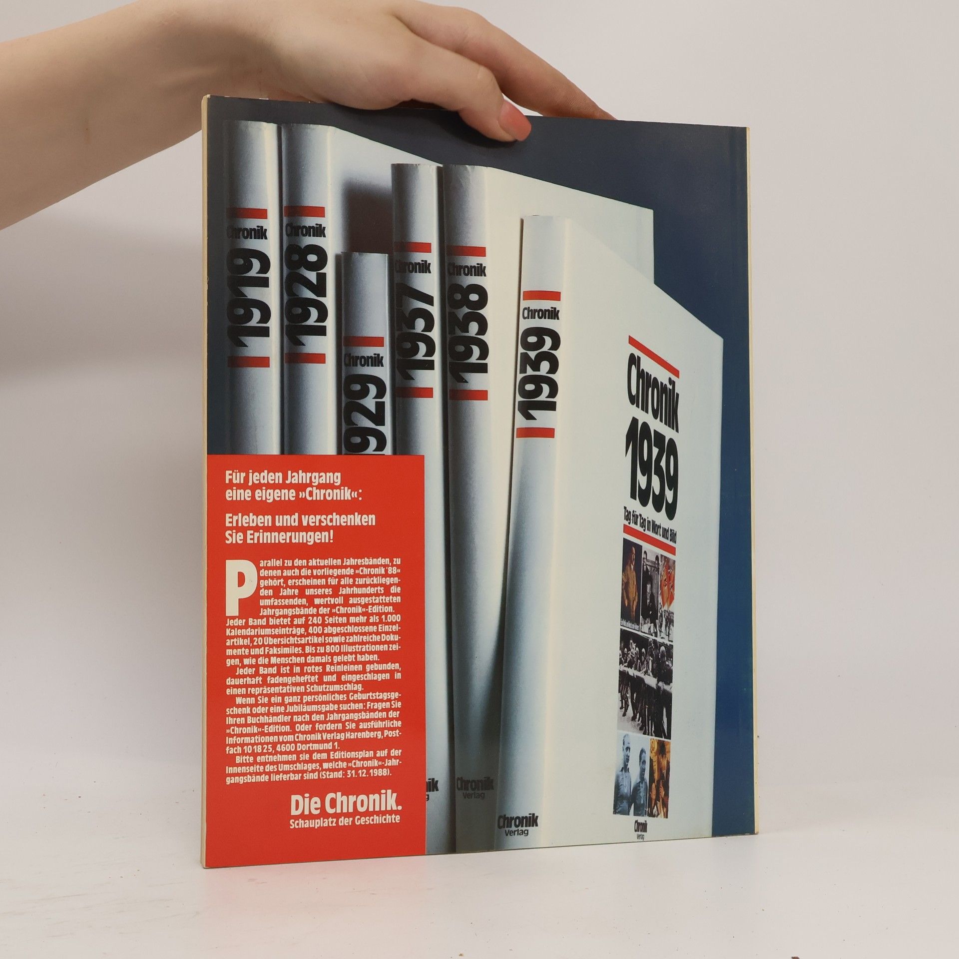 Autorenkollektiv Chronik `88 - Vollständiger Jahresrückblick in Wort und Bild