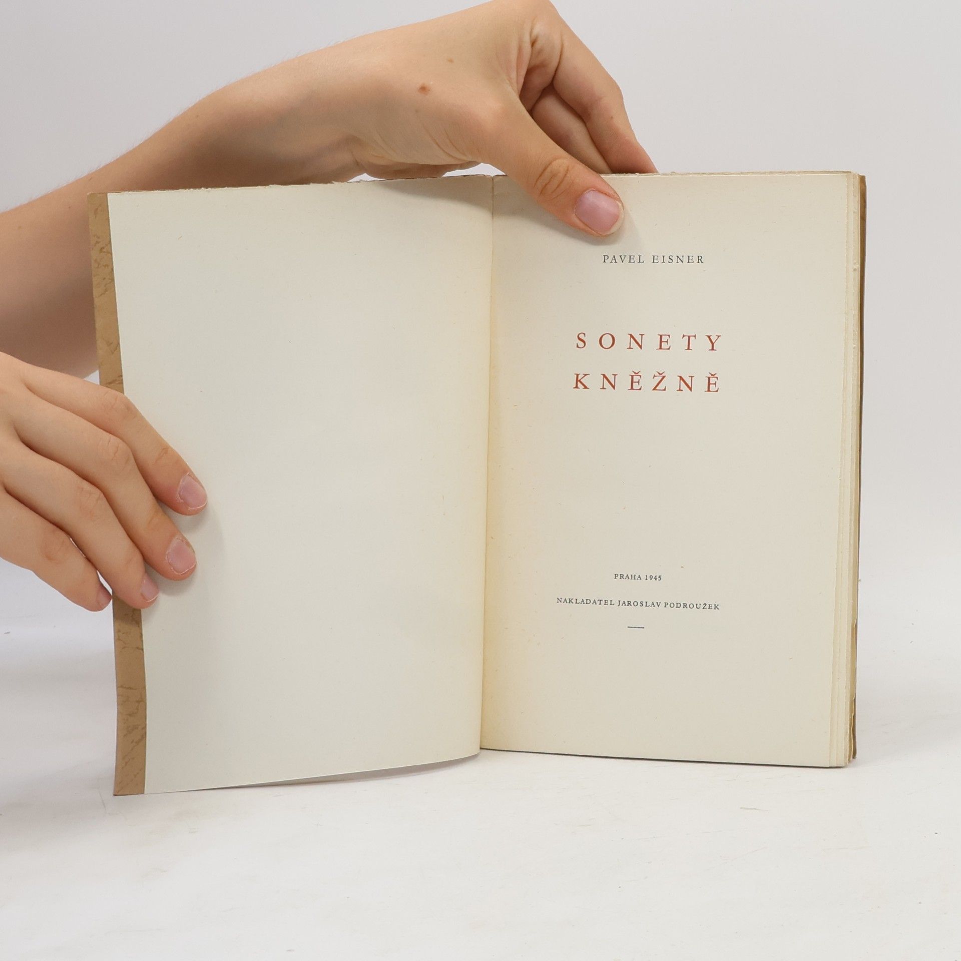 Pavel Eisner Sonety kněžně