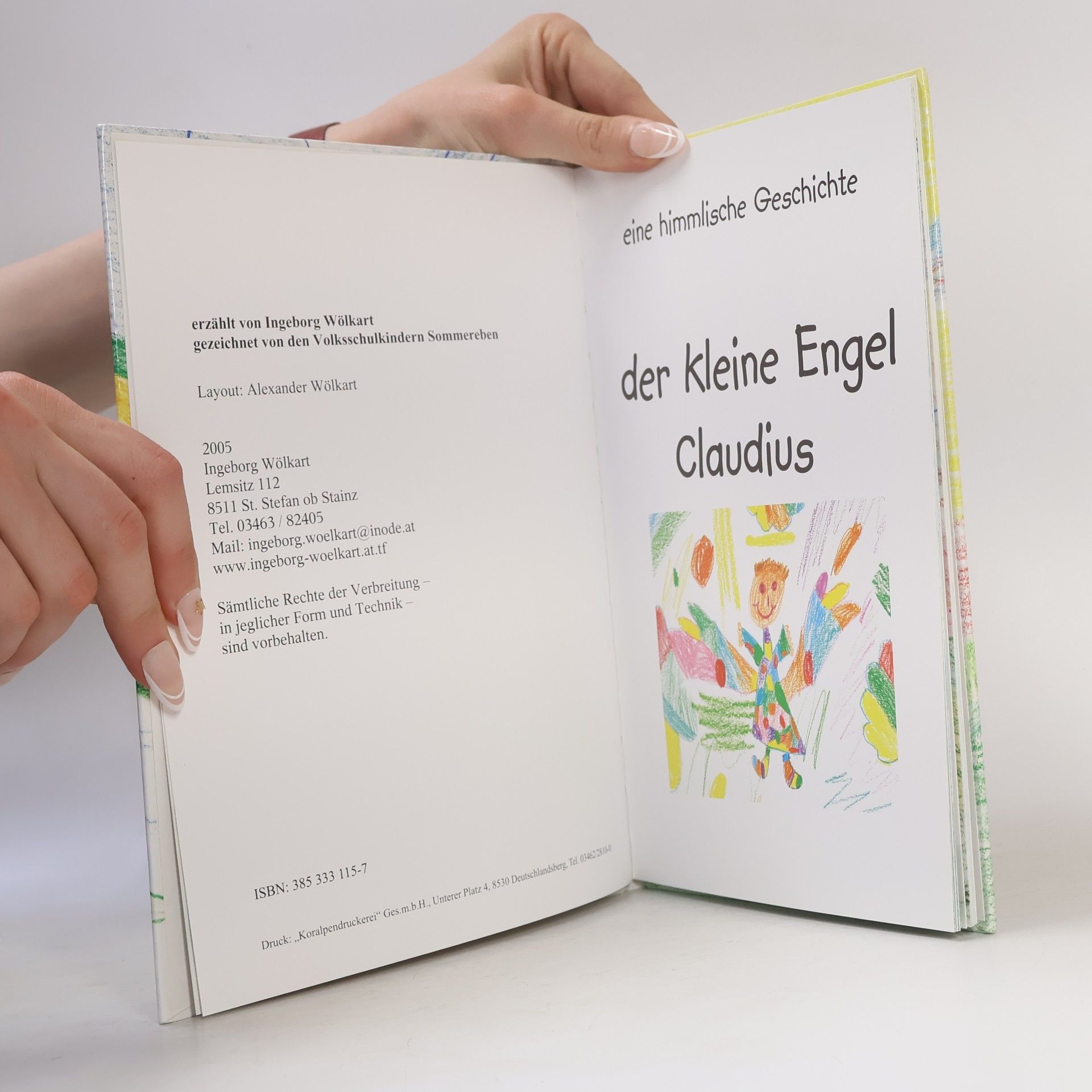 Ingeborg Wölkart Der kleine Engel Claudius - Eine himmlische Geschichte