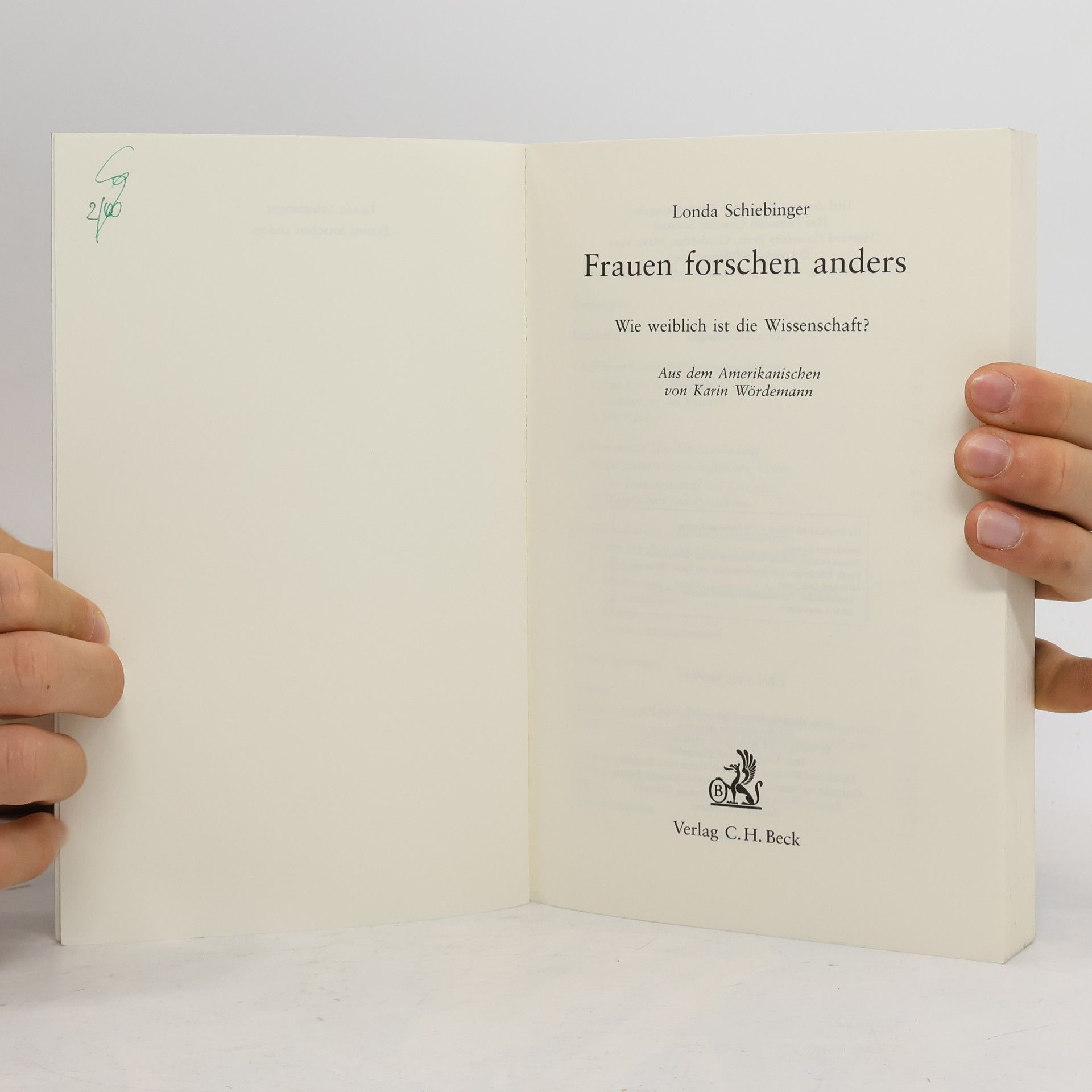 Londa Schiebinger Frauen forschen anders