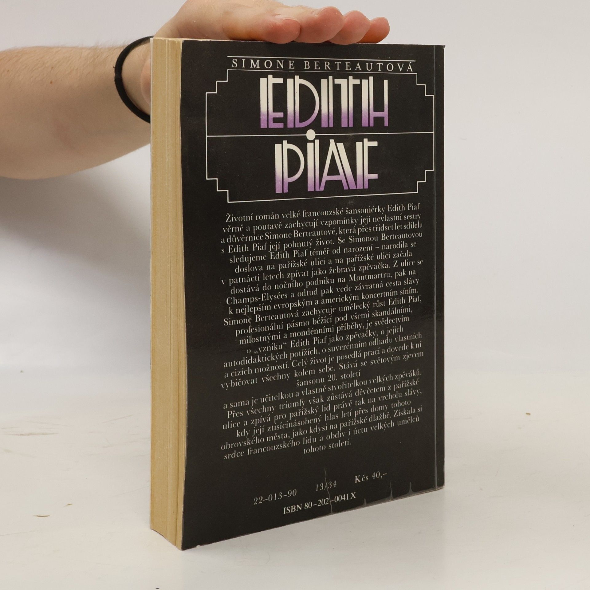 Marie Janů Edith Piaf