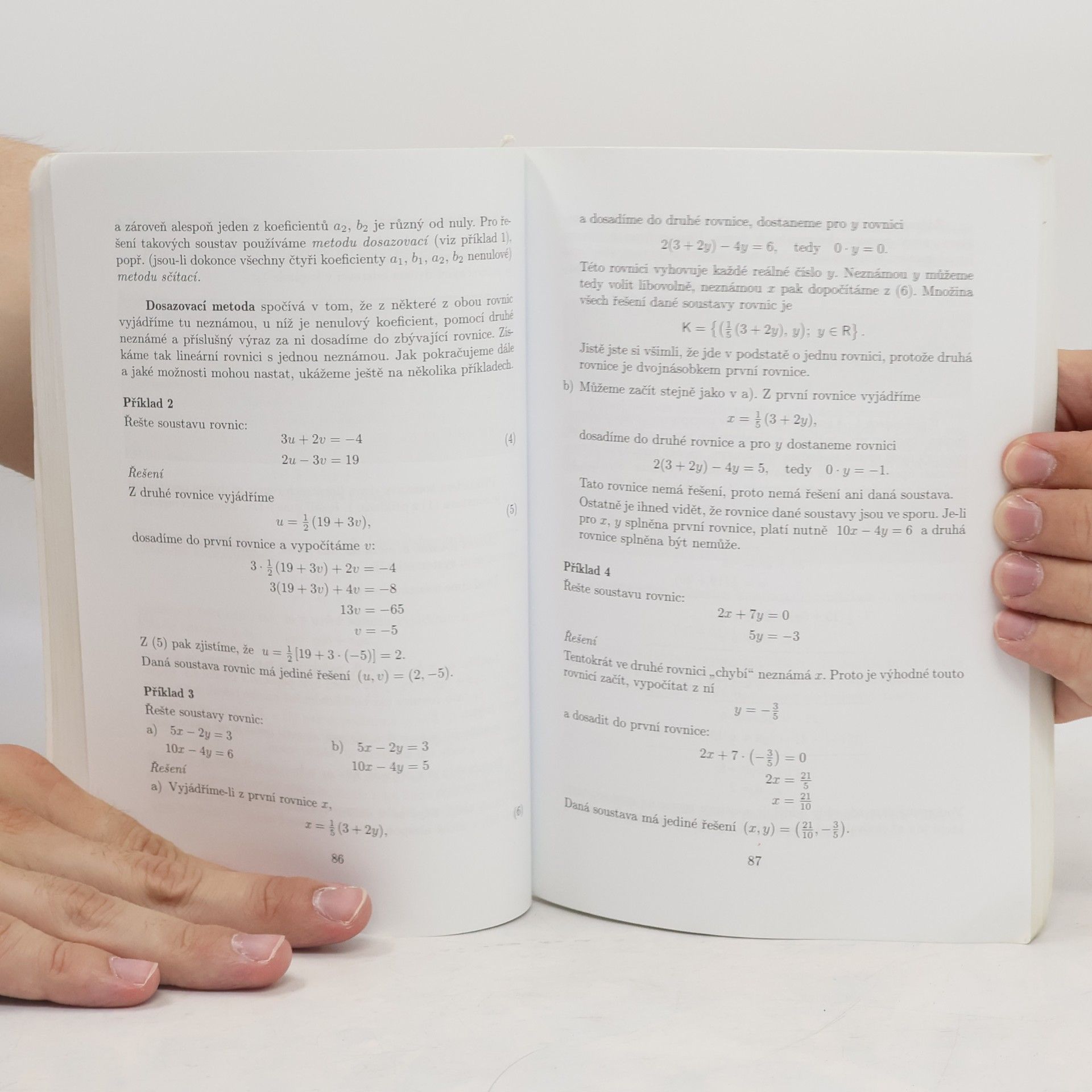 Leo Boček Matematika pro gymnázia. Rovnice a nerovnice