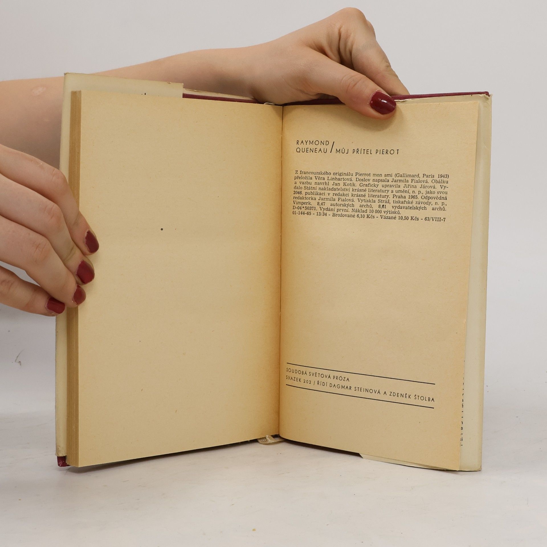 Raymond Queneau Můj přítel Pierot