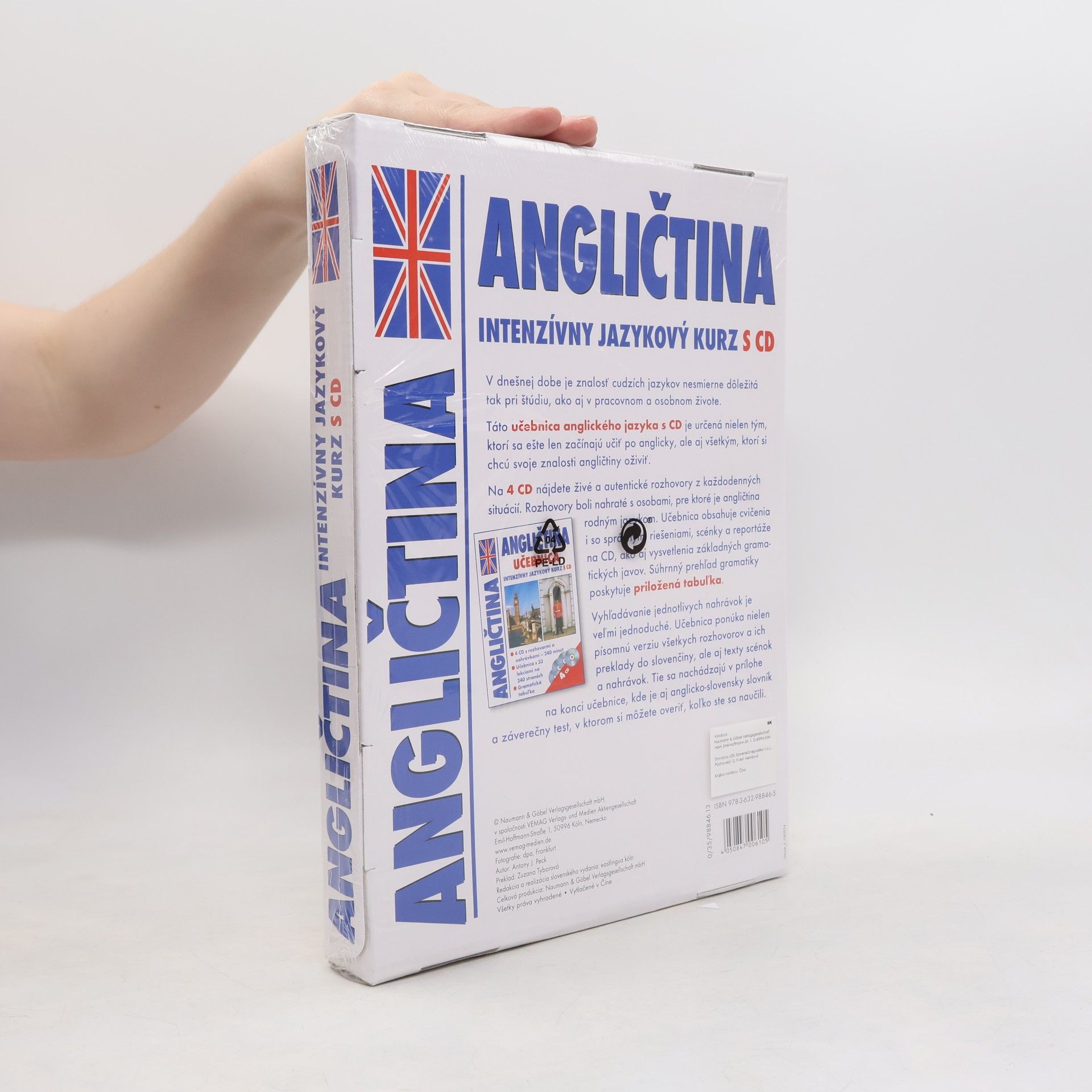 Antony Peck Angličtina. Intenzívny jazykový kurz s CD