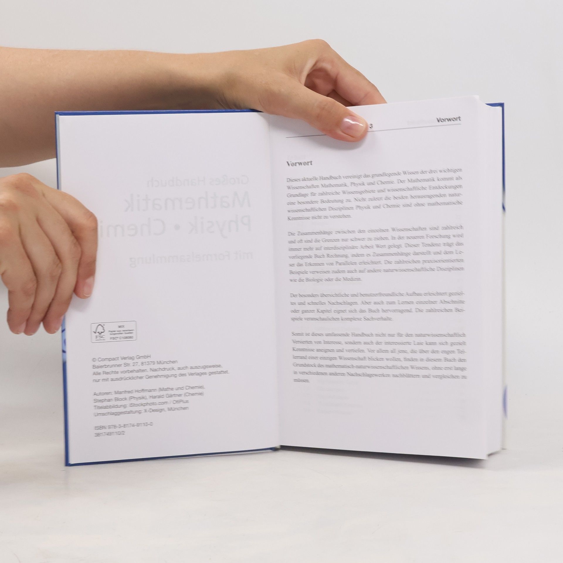 Autorenkollektiv Großes Handbuch Mathematik, Physik, Chemie