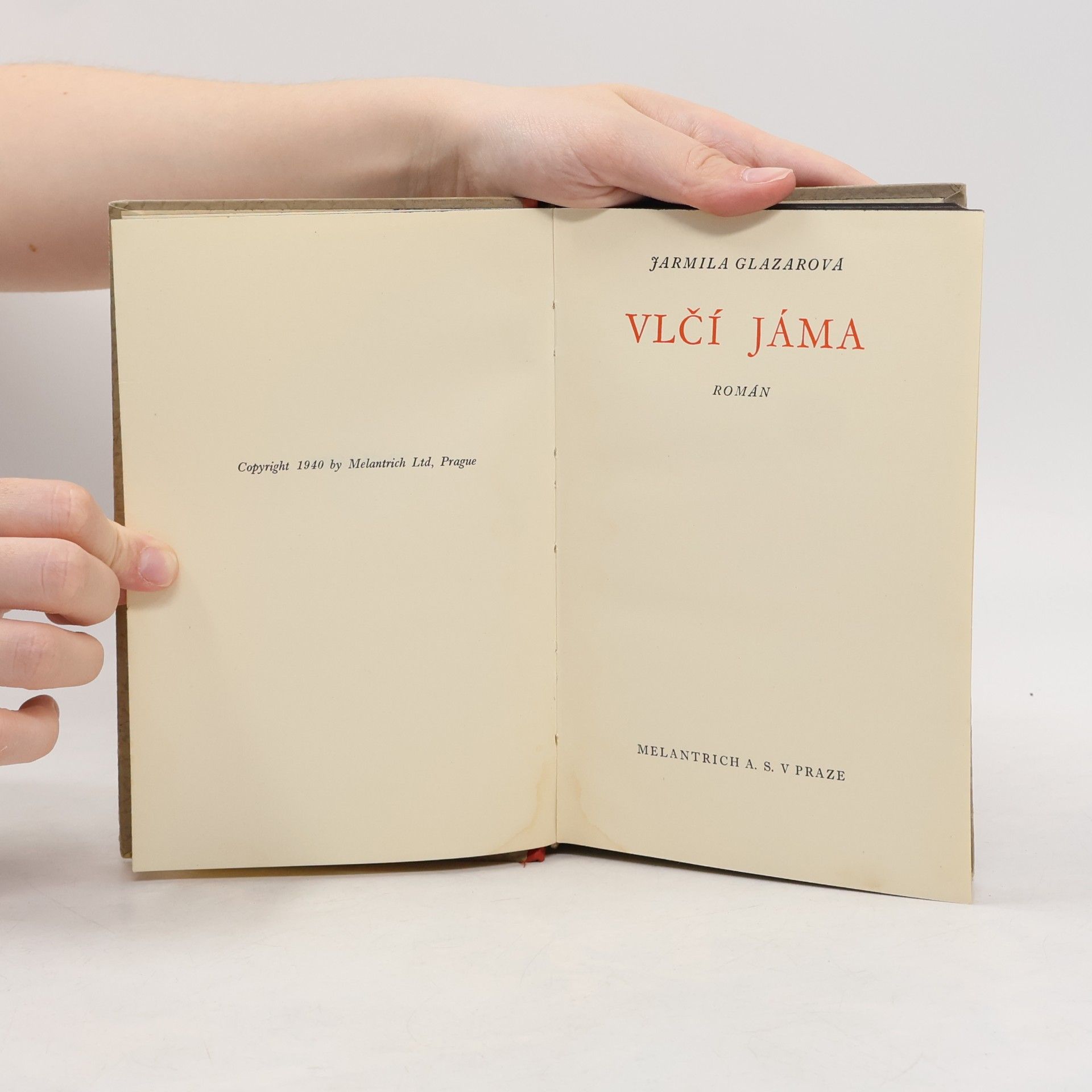 Jarmila Glazarová Vlčí jáma: Román