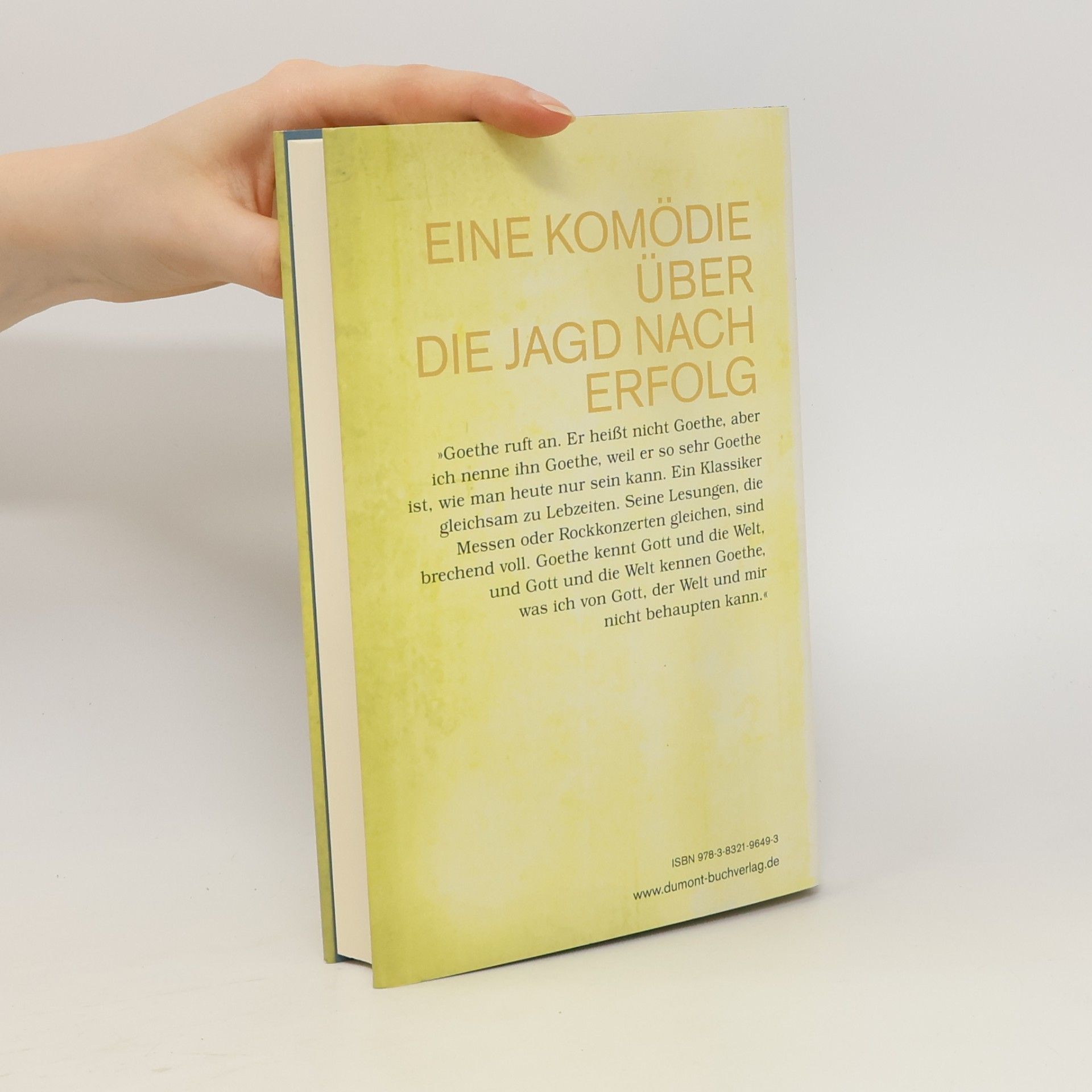 John von Düffel Goethe ruft an