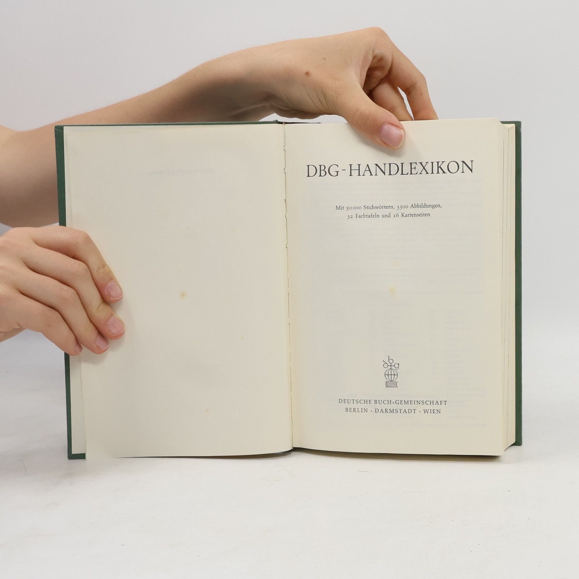 Autorenkollektiv DBG Hand Lexikon
