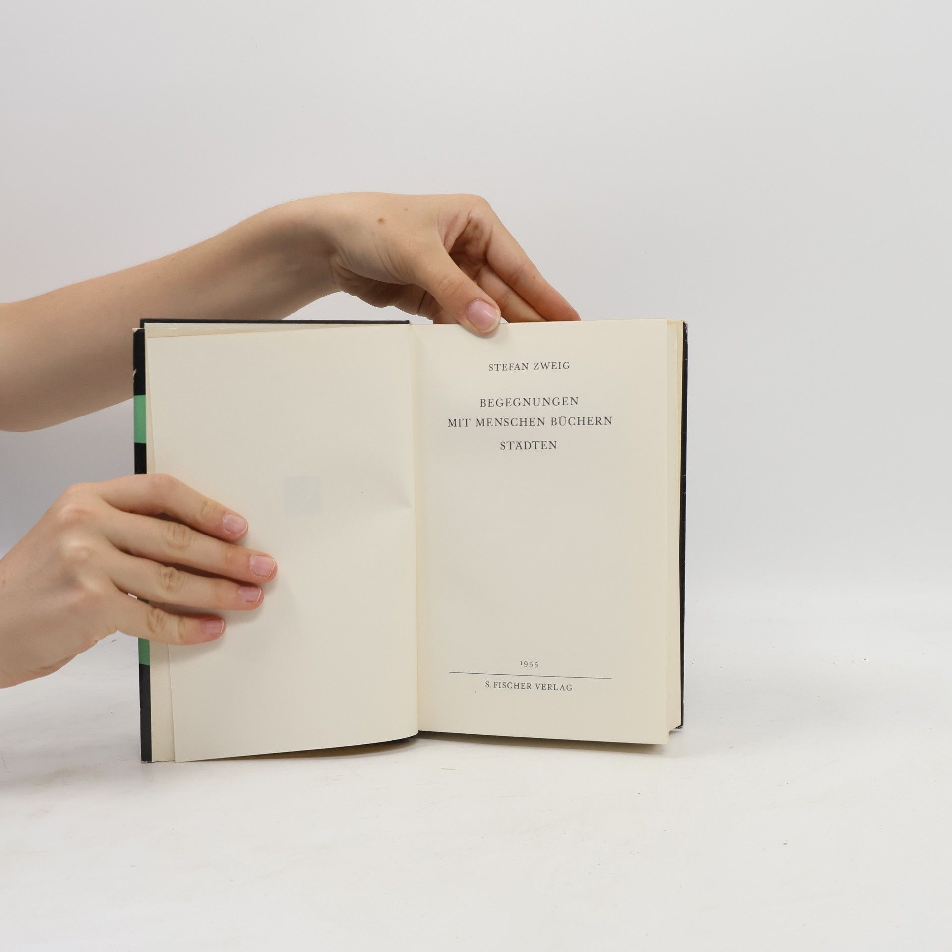 Stefan Zweig Begegnungen mit Menschen, Büchern, Städten