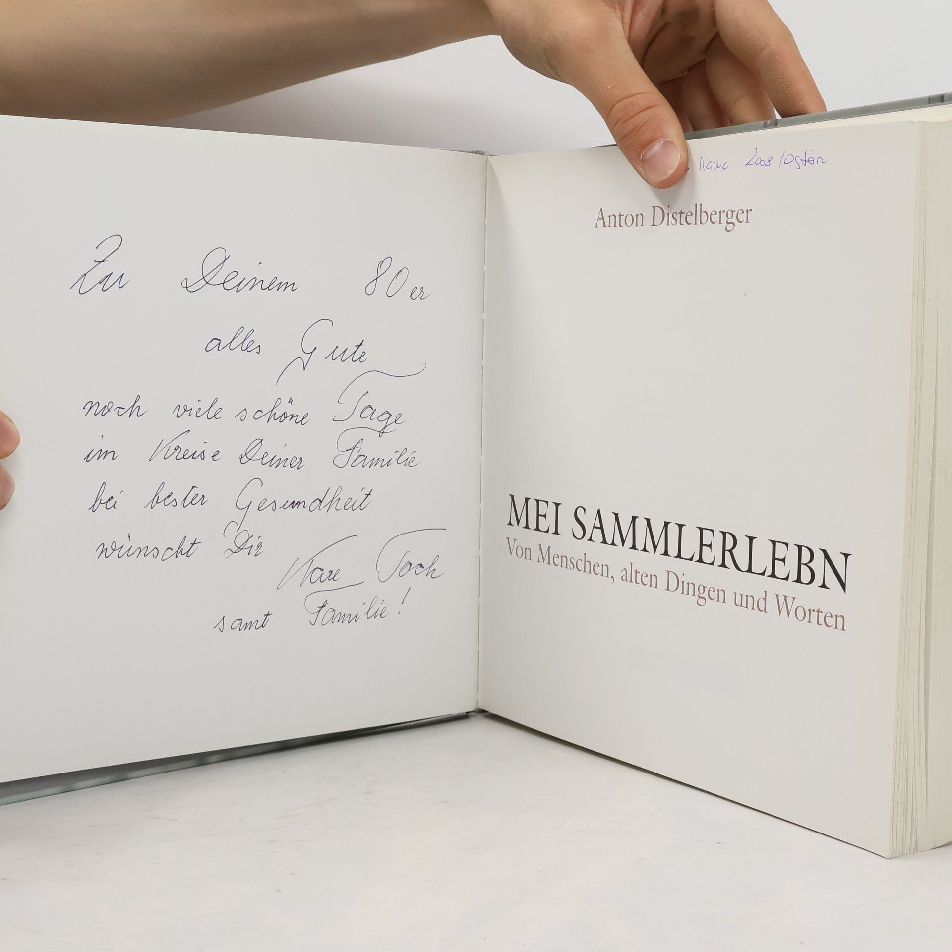 Anton Distelberger Mei Sammlerlebn