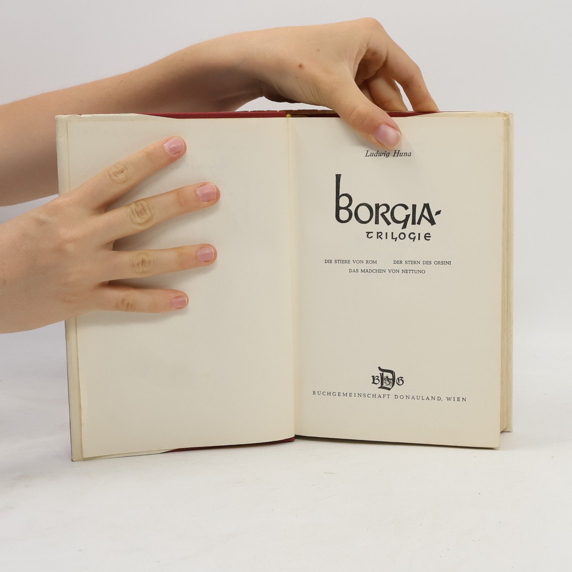 Ludwig Huna Borgia Trilogie