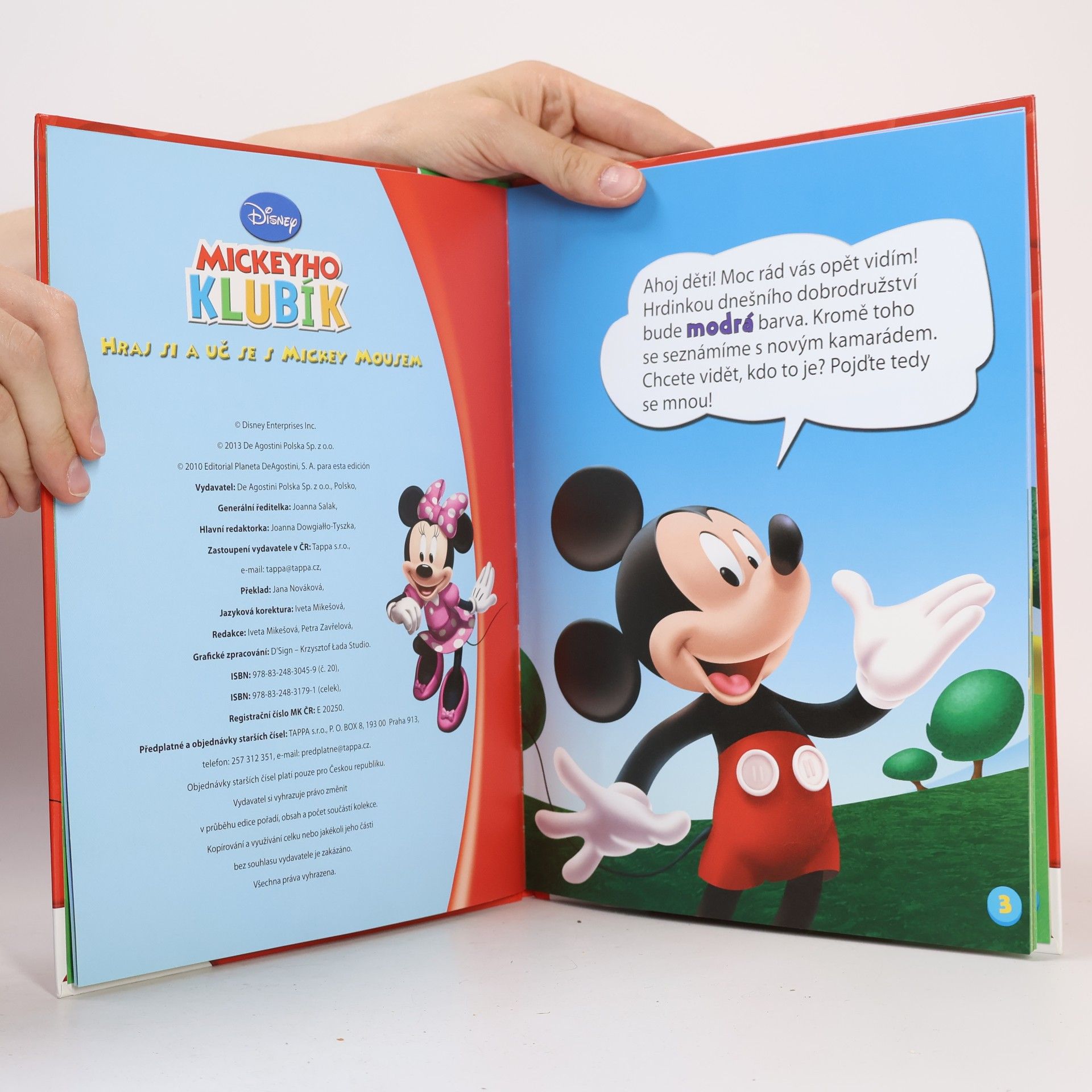Various authors Hraj si a uč se s Mickey Mousem 20. Modrá!
