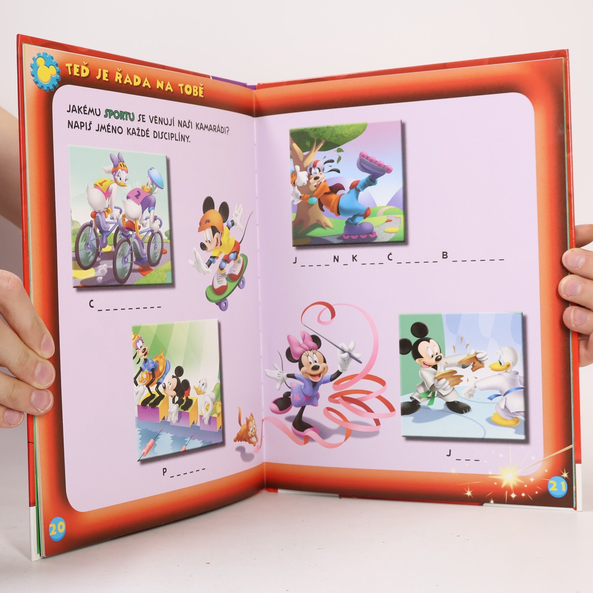 Various authors Mickeyho Klubík. Hraj si a uč se s Mickey Mousem. 19 Sport