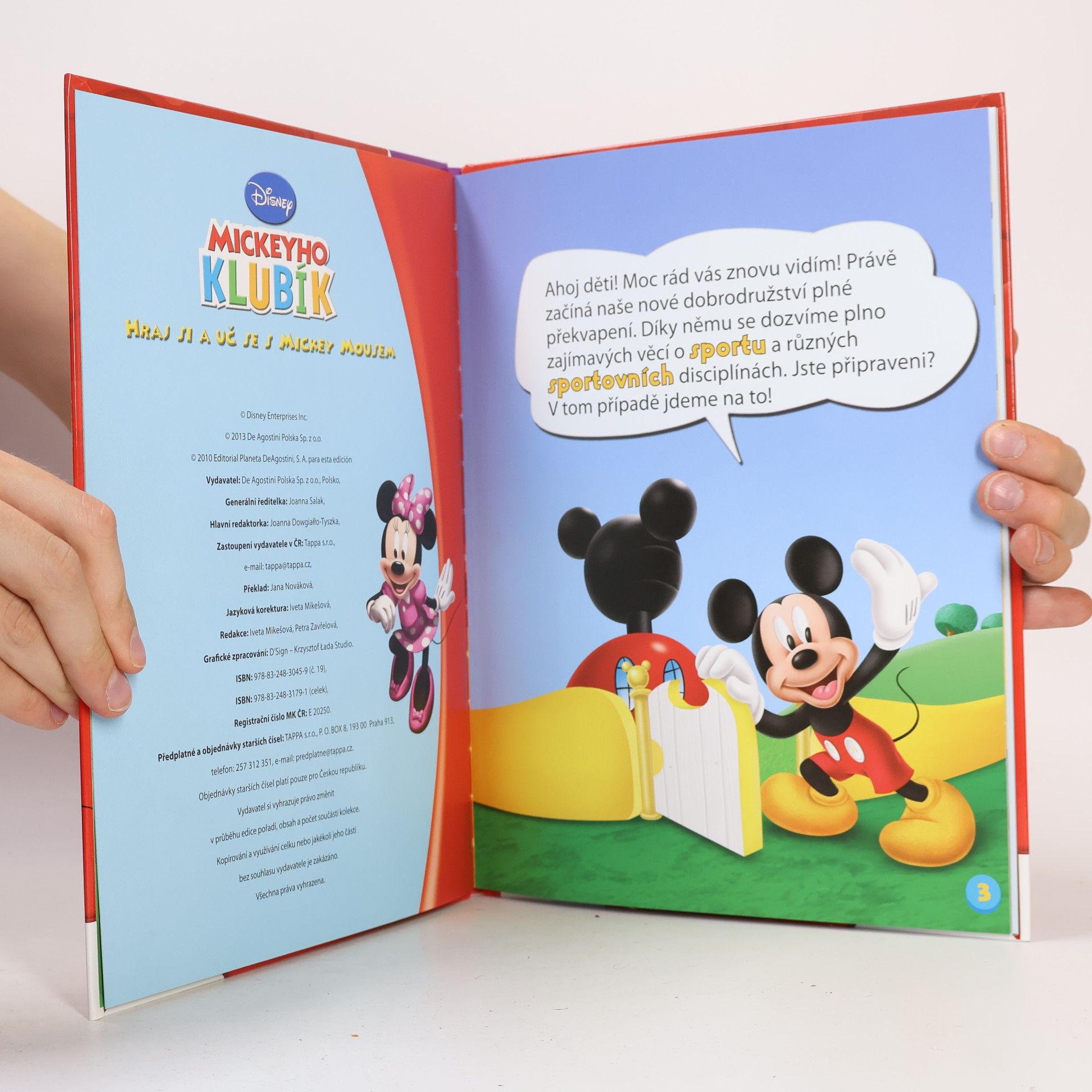 Various authors Mickeyho Klubík. Hraj si a uč se s Mickey Mousem. 19 Sport