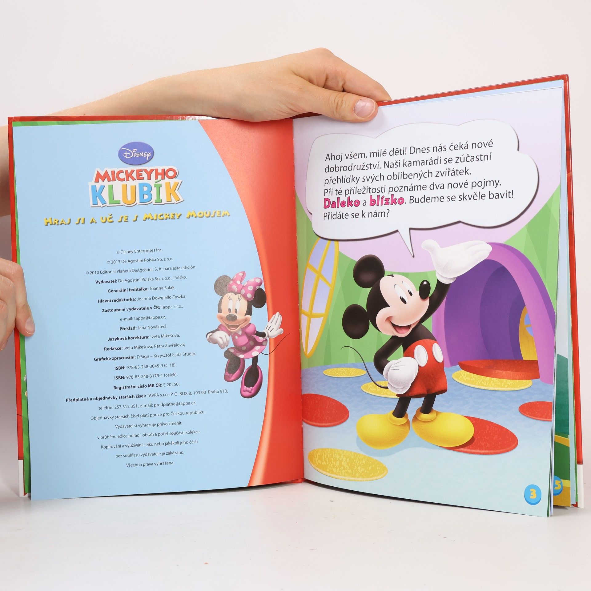 Various authors Hraj si a uč se s Mickey Mousem 18. Daleko a blízko