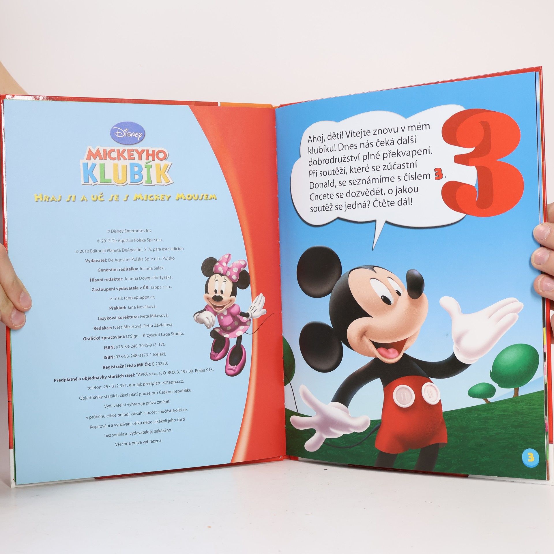 AA.VV. Hraj si a uč se s Mickey Mousem 17. Tři!