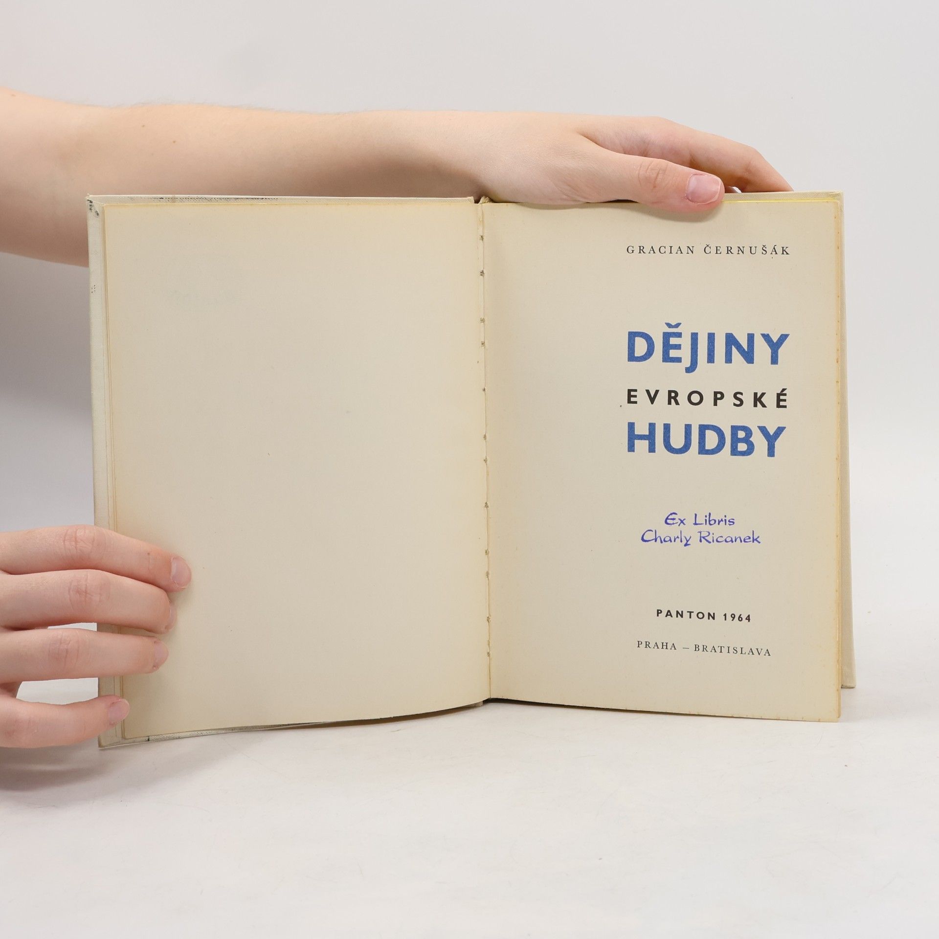Gracian Černušák Dějiny evropské hudby