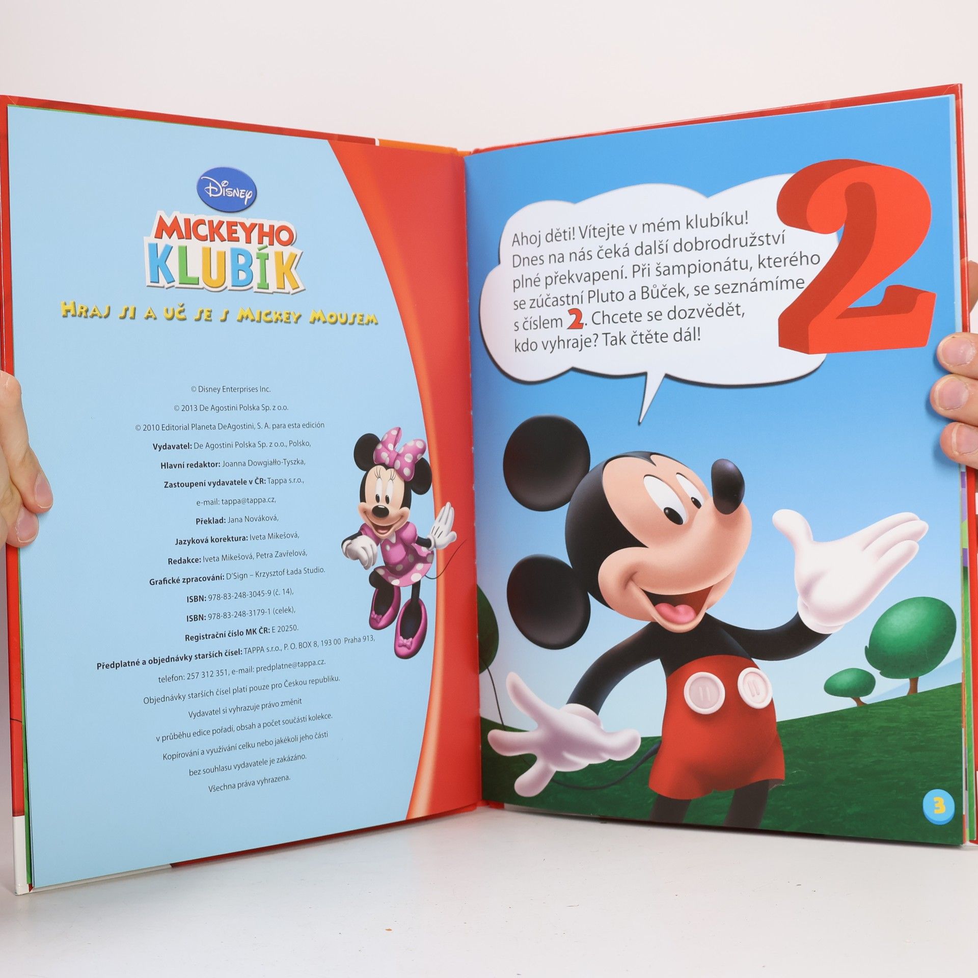 Kolektiv autorů Mickeyho klubík. Hraj si a uč se s Mickey Mousem 14. Dvě! 2
