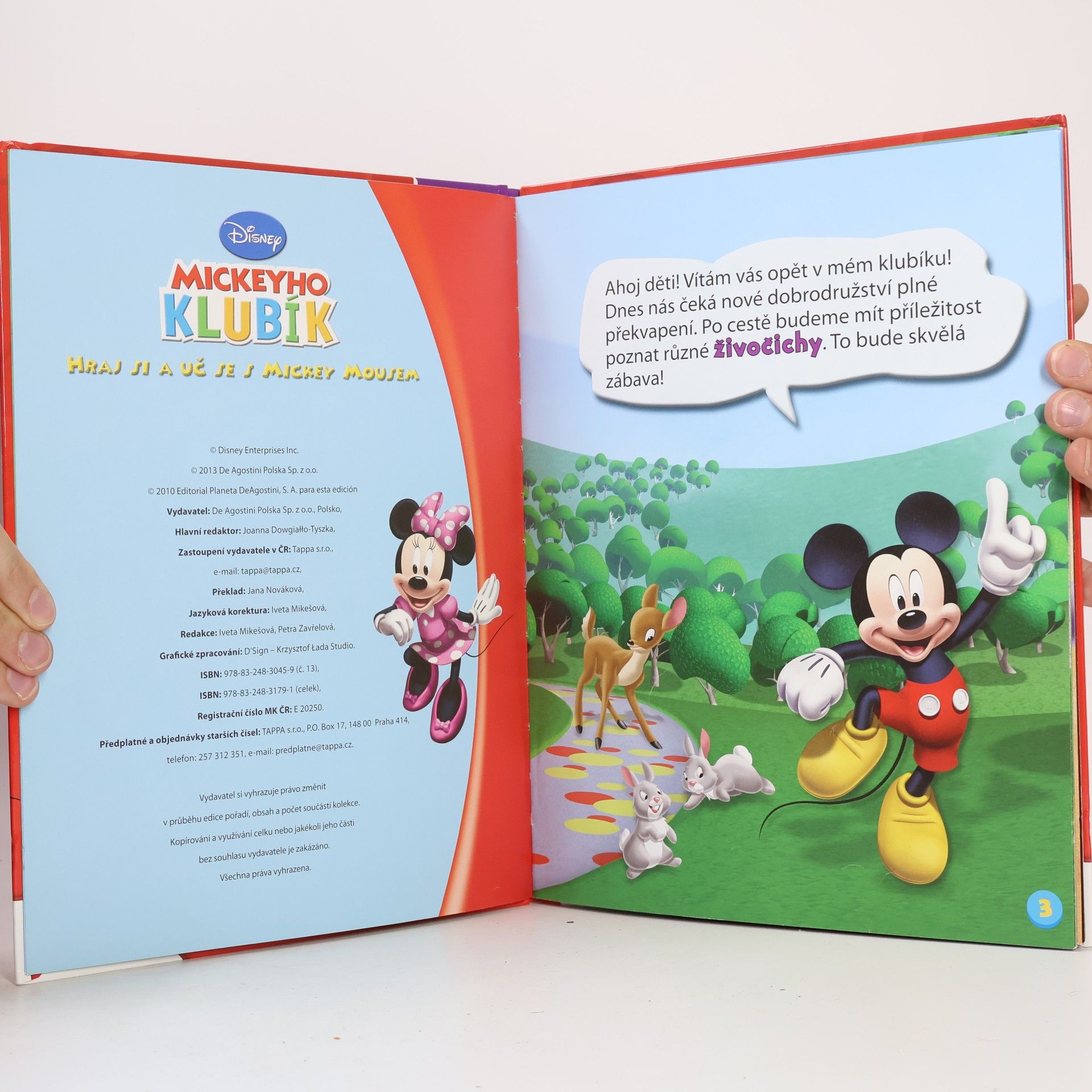 Various authors Mickeyho klubík. Hraj si a uč se s Mickey Mousem 13. Živočichové!