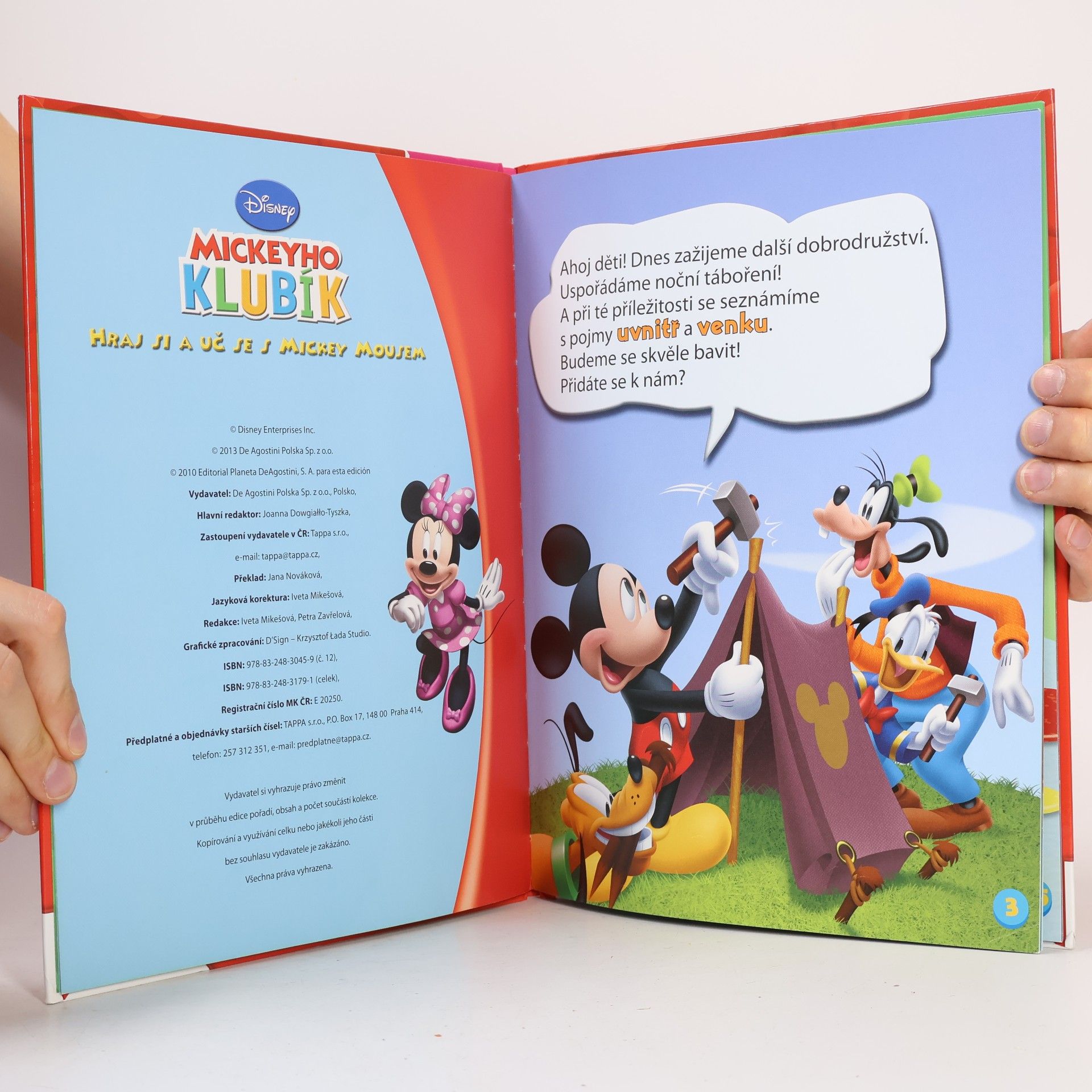 Autorenkollektiv Mickeyho klubík. Hraj si a uč se s Mickey Mousem 12. Uvnitř a vně!