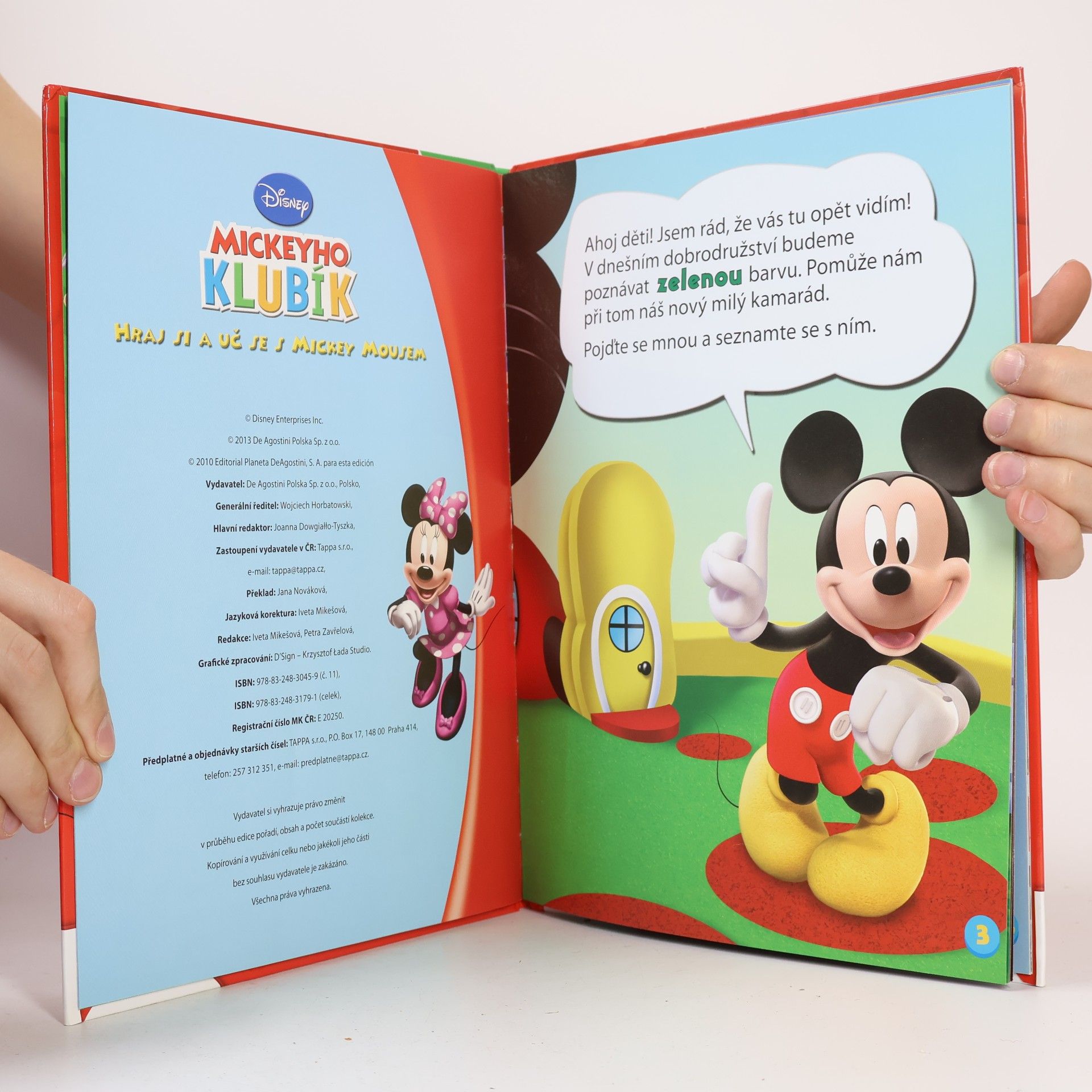 Various authors Mickeyho Klubík. Hraj si a uč se s Mickey Mousem 11. Zelená!