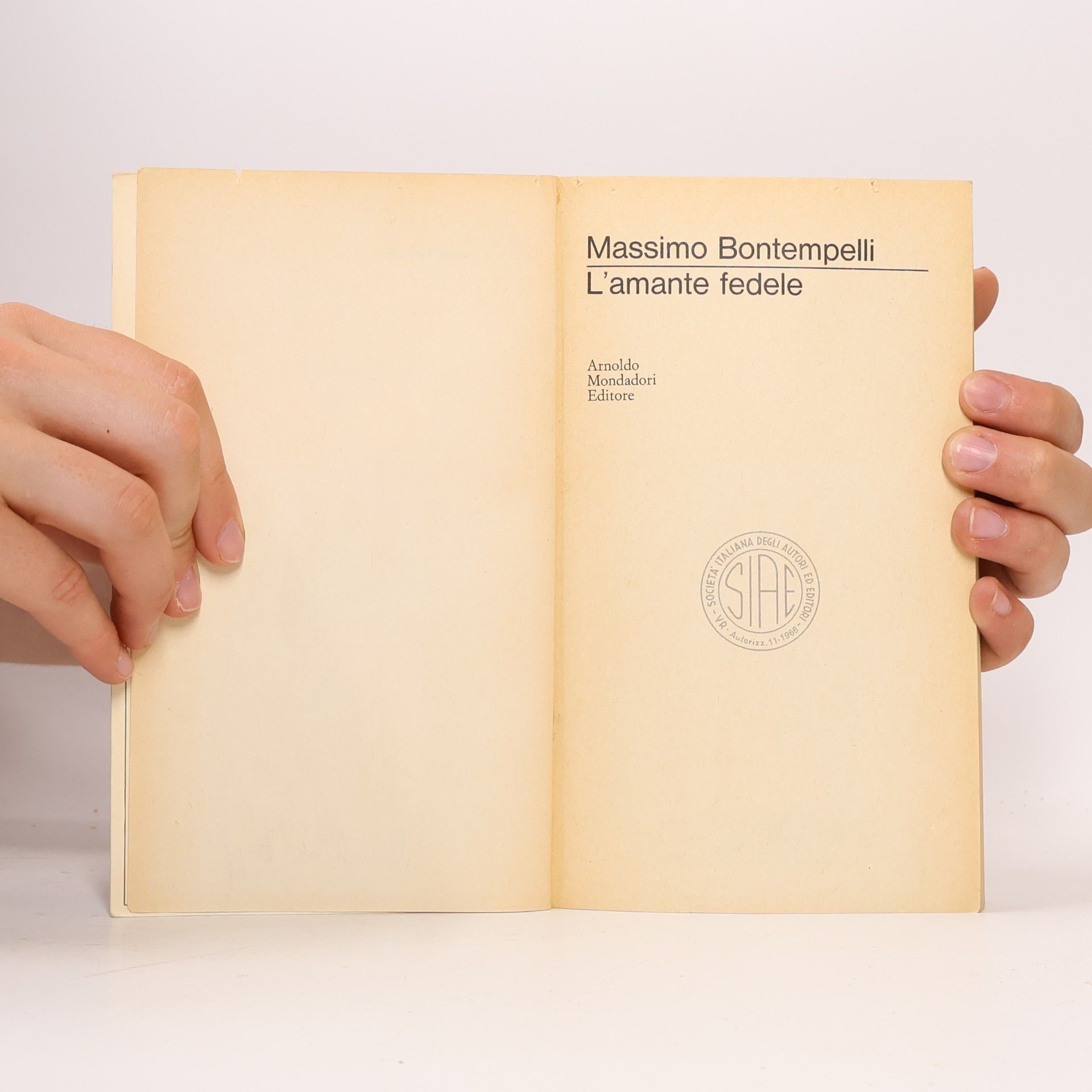 Massimo Bontempelli L'Amante fedele