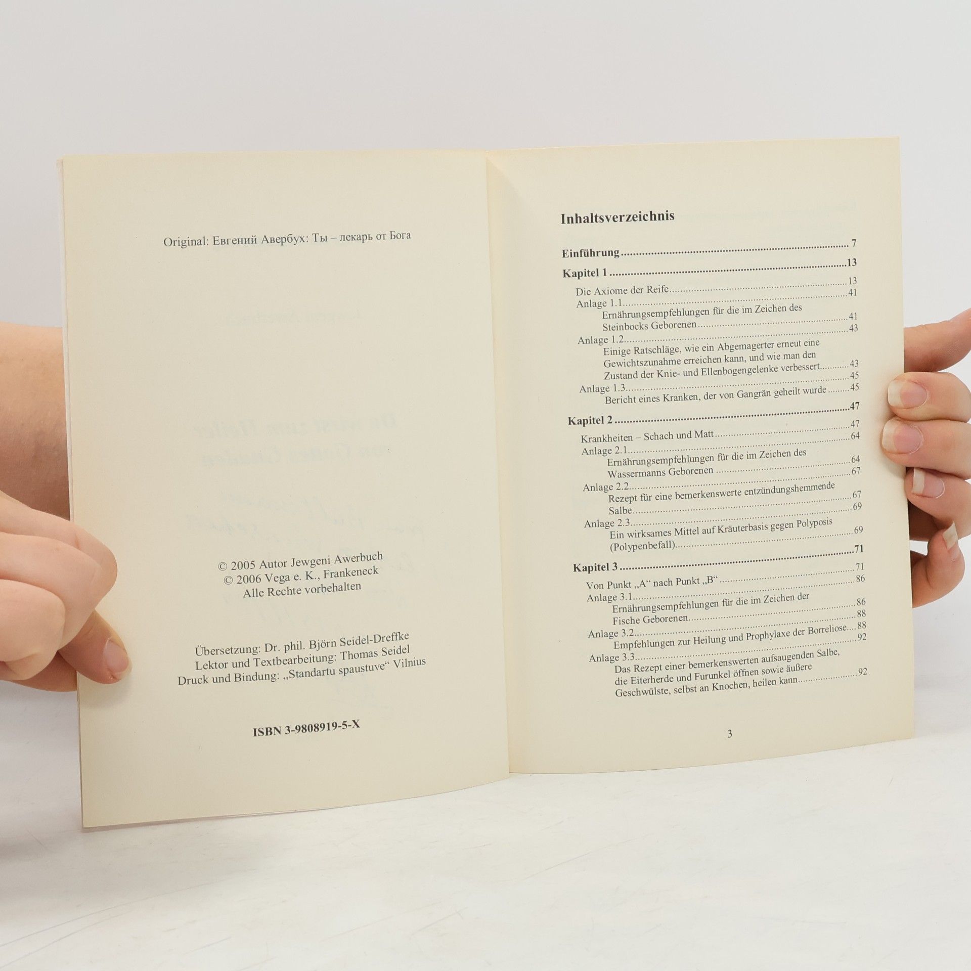 Jewgenij Awerbuch Du wirst zum Heiler von Gottes Gnaden