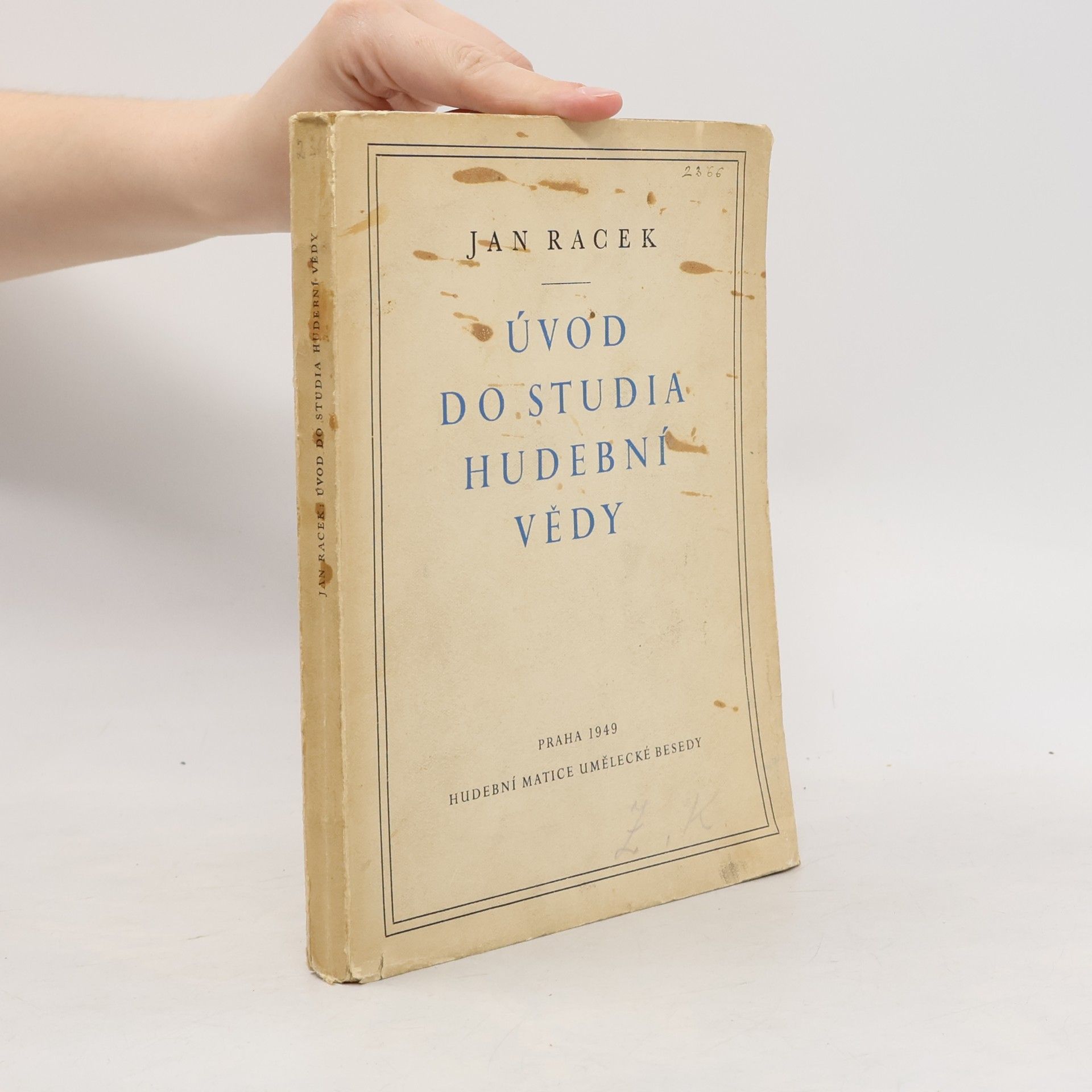 Jan Racek Úvod do studia hudební vědy