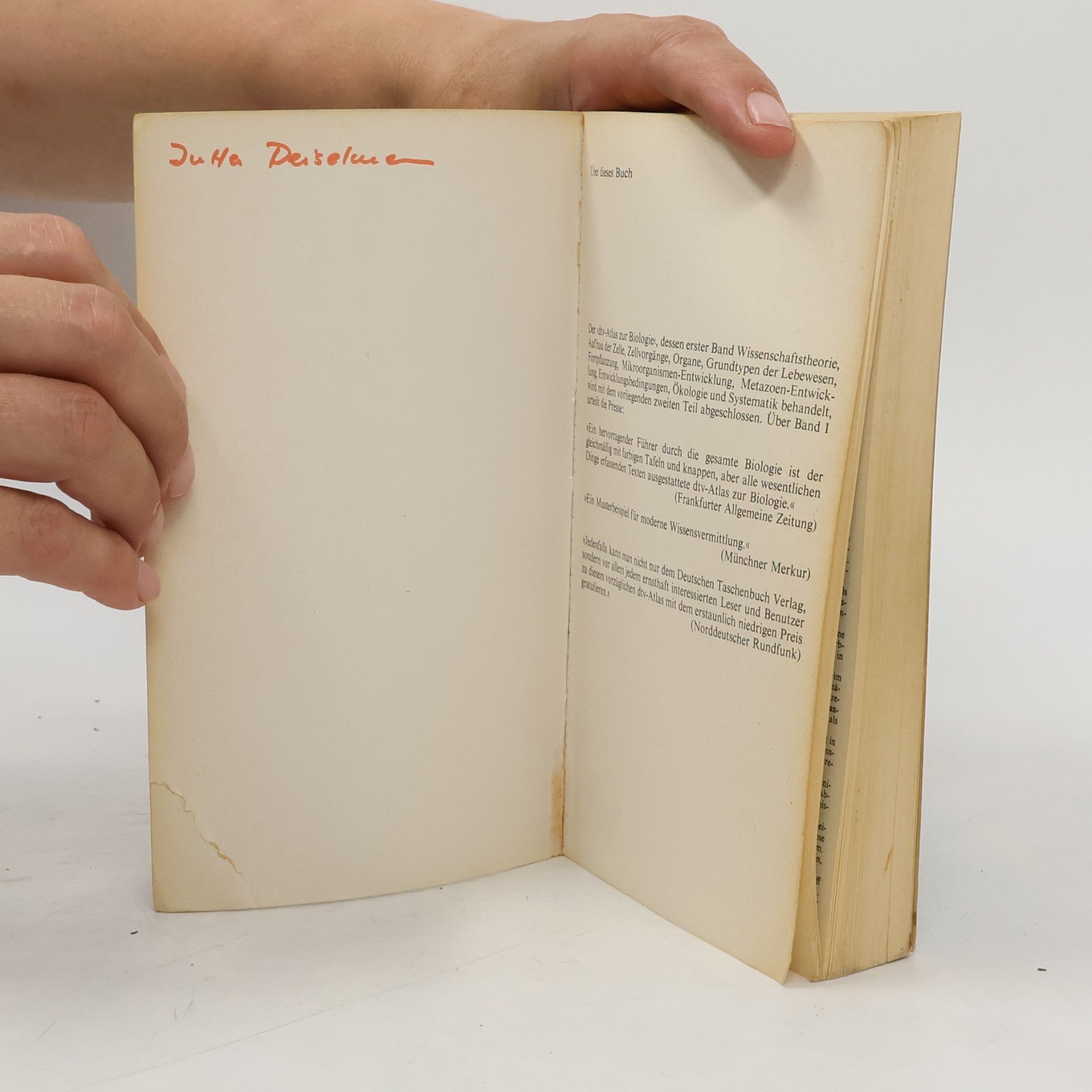 Various authors Atlas zur Biologie 2