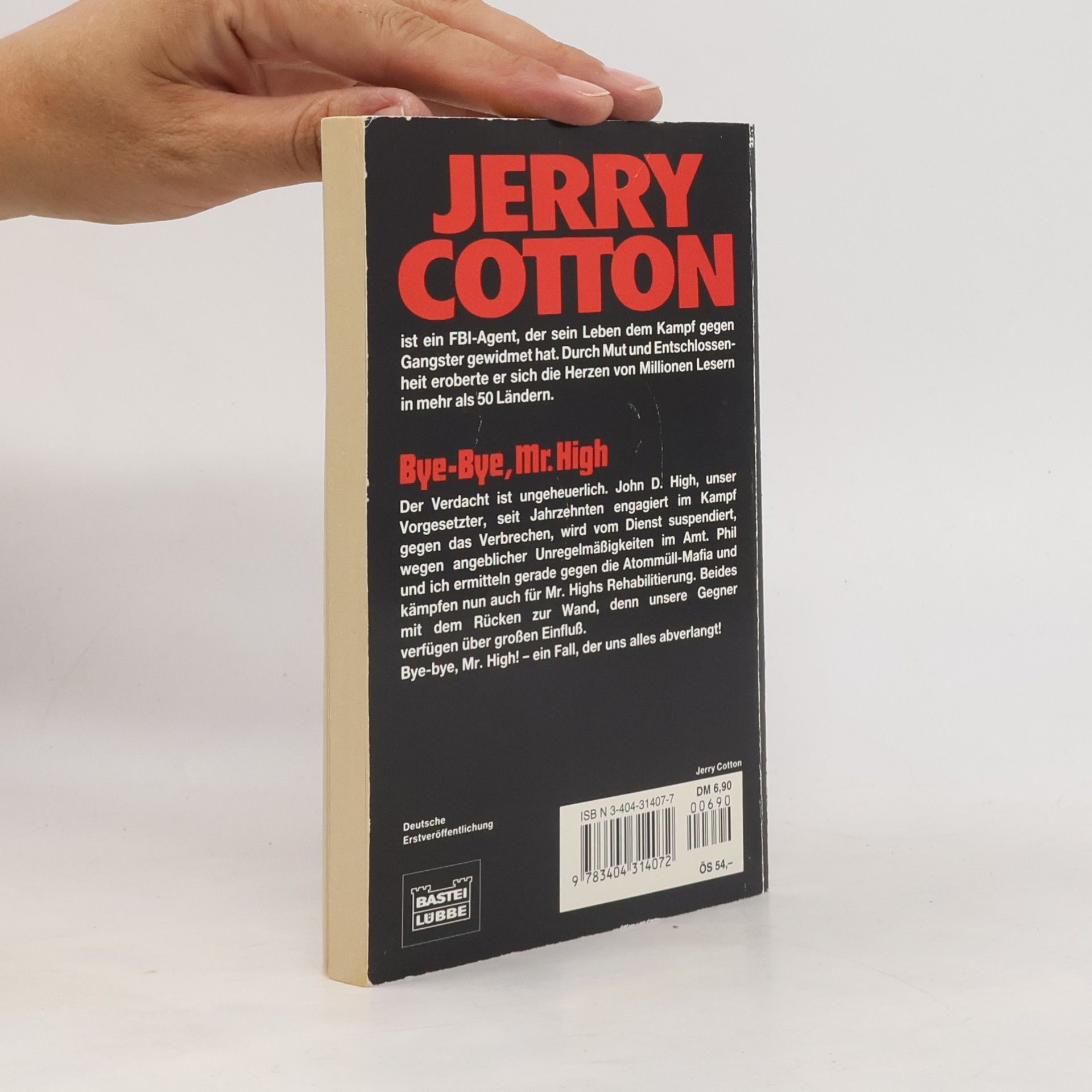 Jerry Cotton Jerry Cotton, Bye-Bye, Mister High.