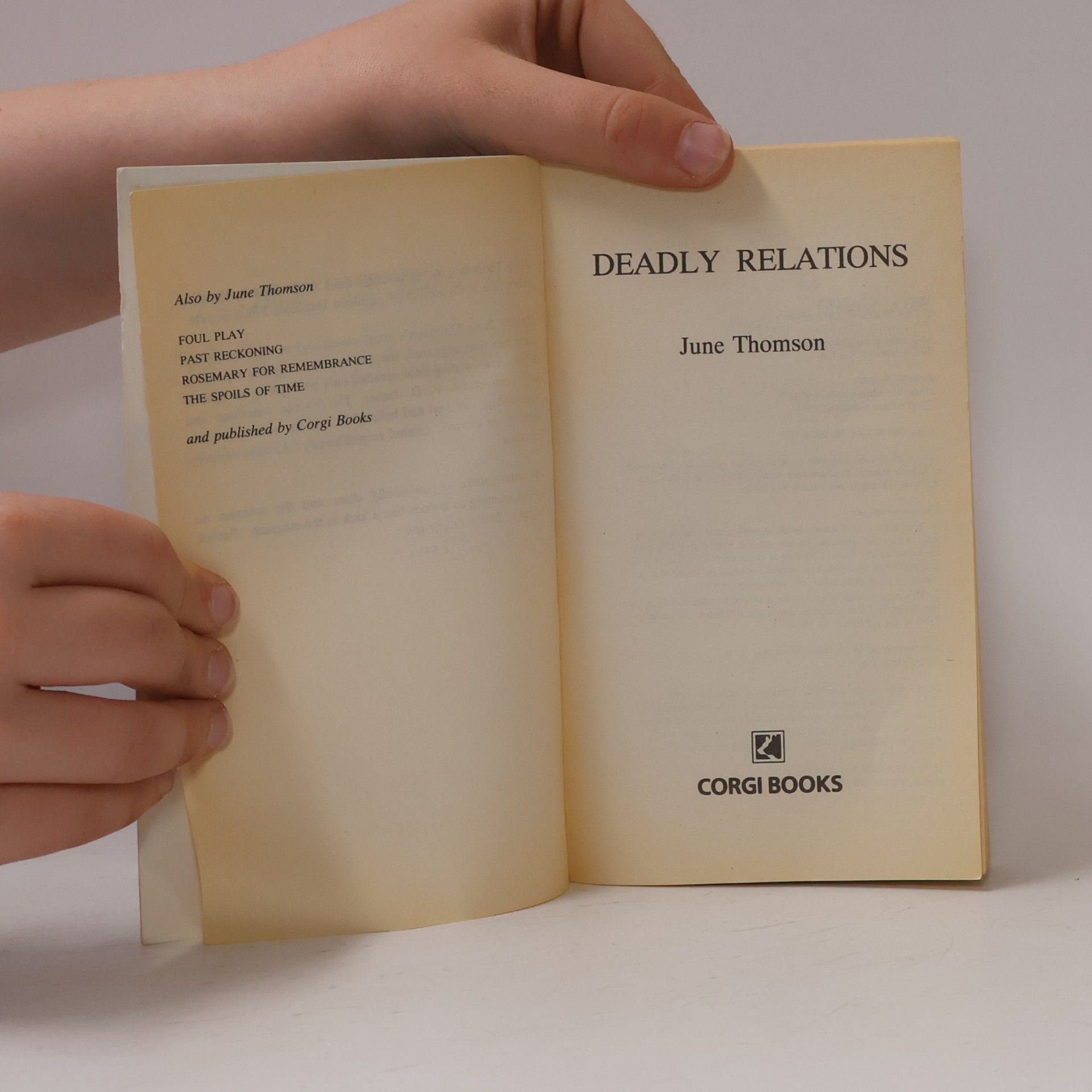 June Thomson Deadly Relations