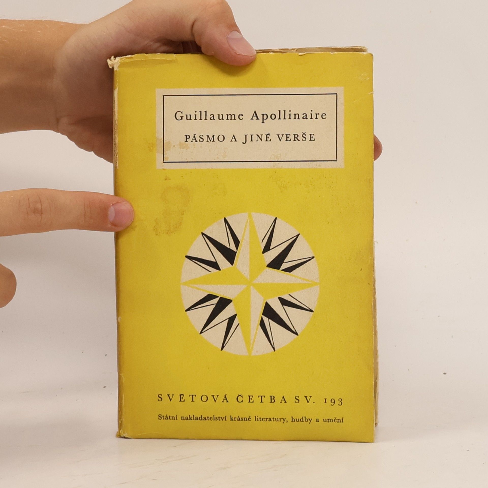 Guillaume Apollinaire Pásmo a jiné verše