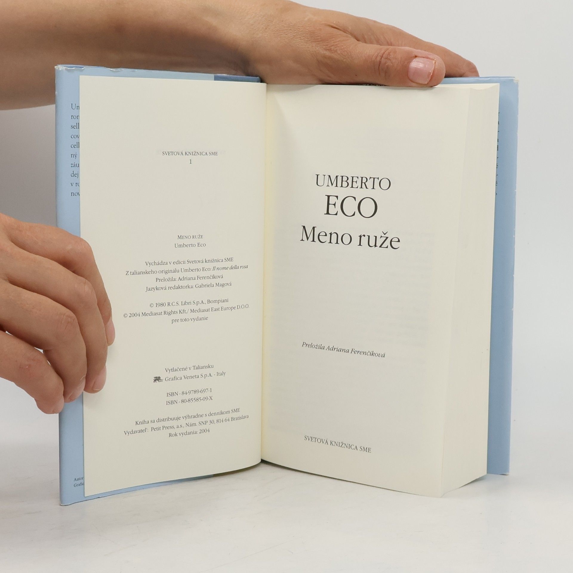 Umberto Eco Meno ruže 1