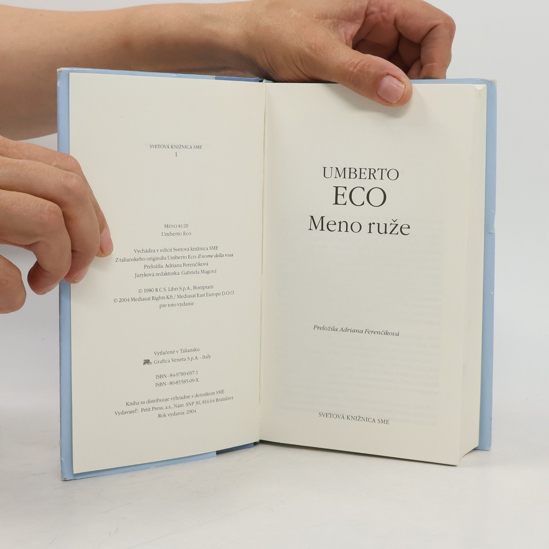 Umberto Eco Meno ruže 1