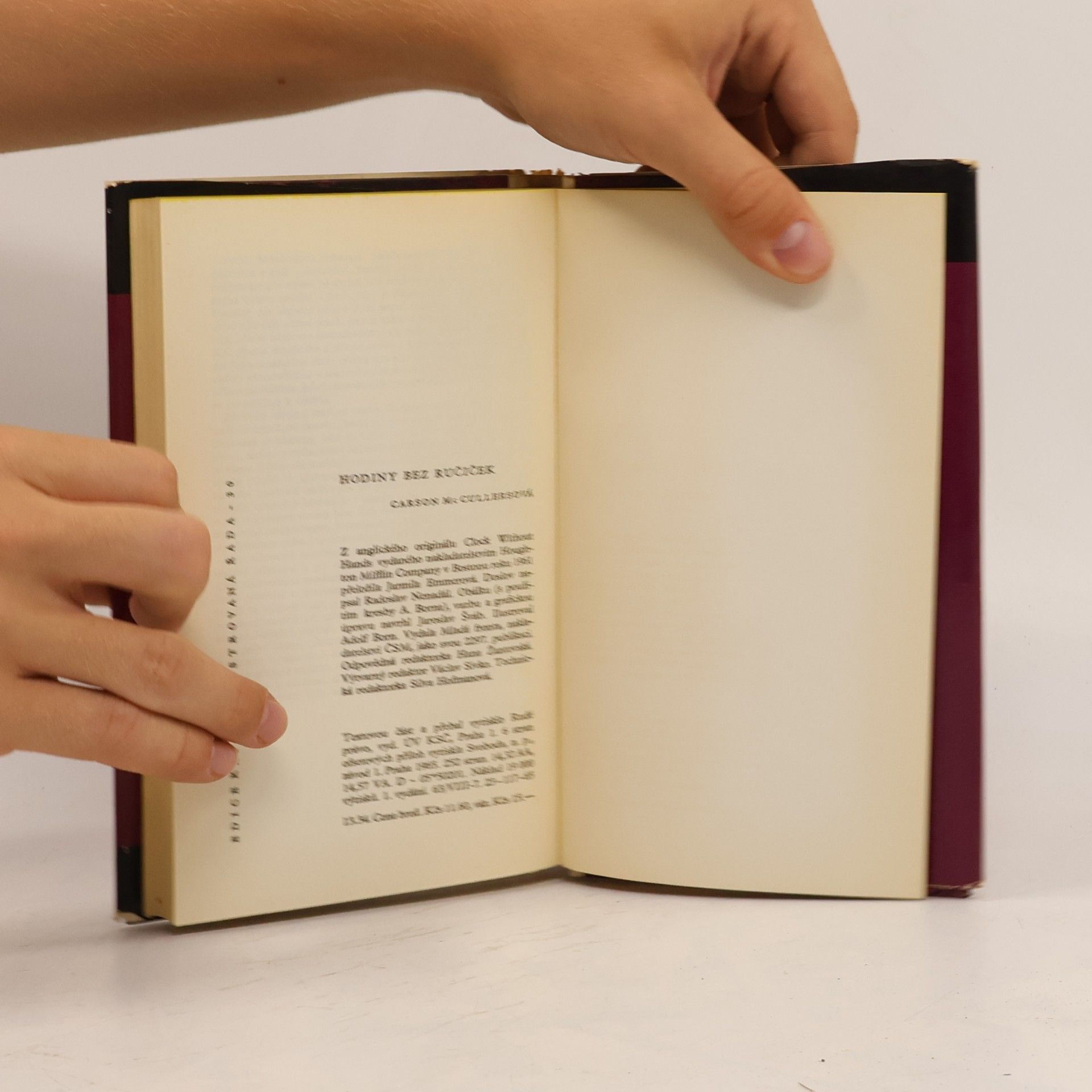 Carson McCullers Hodiny bez ručiček