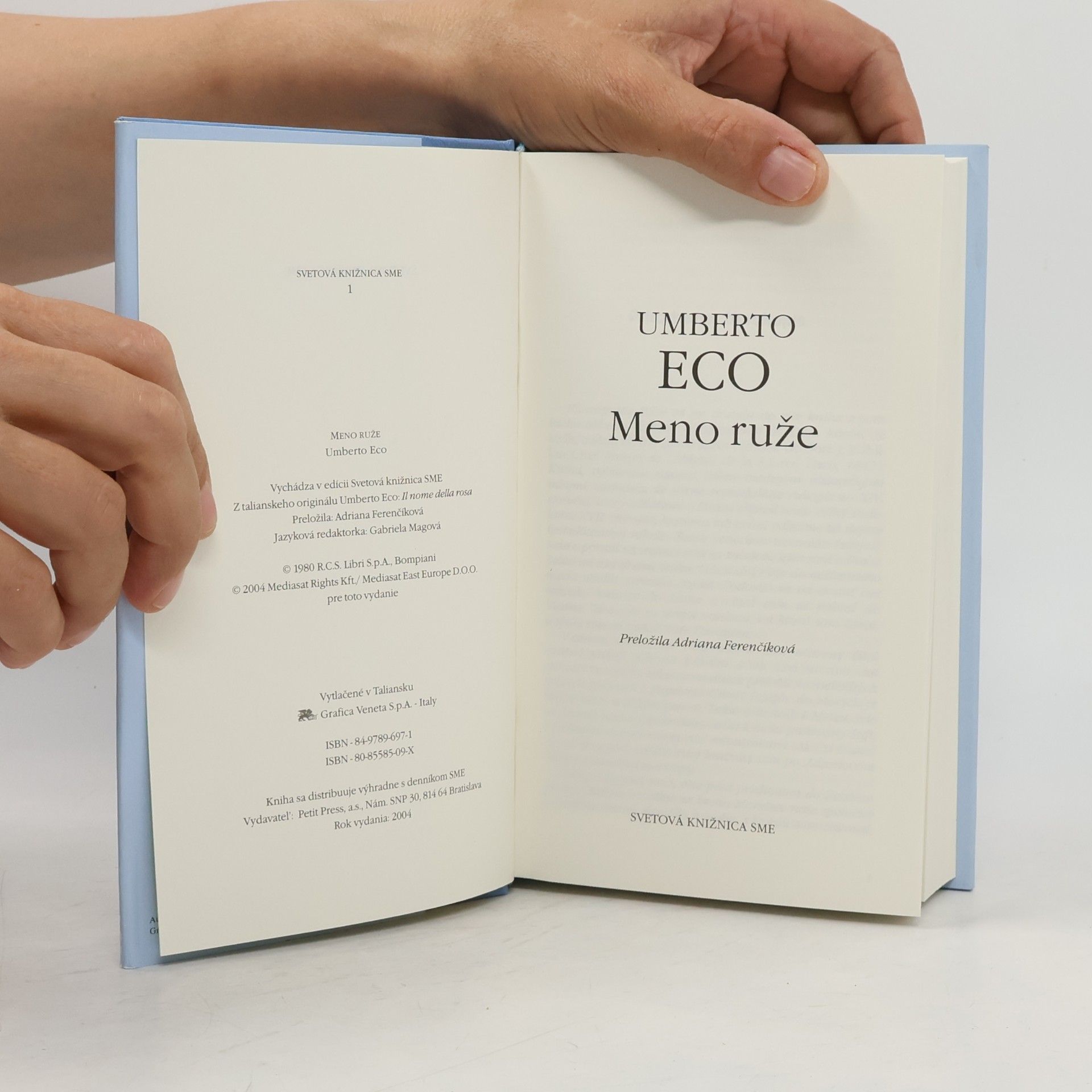 Umberto Eco Meno ruže 1