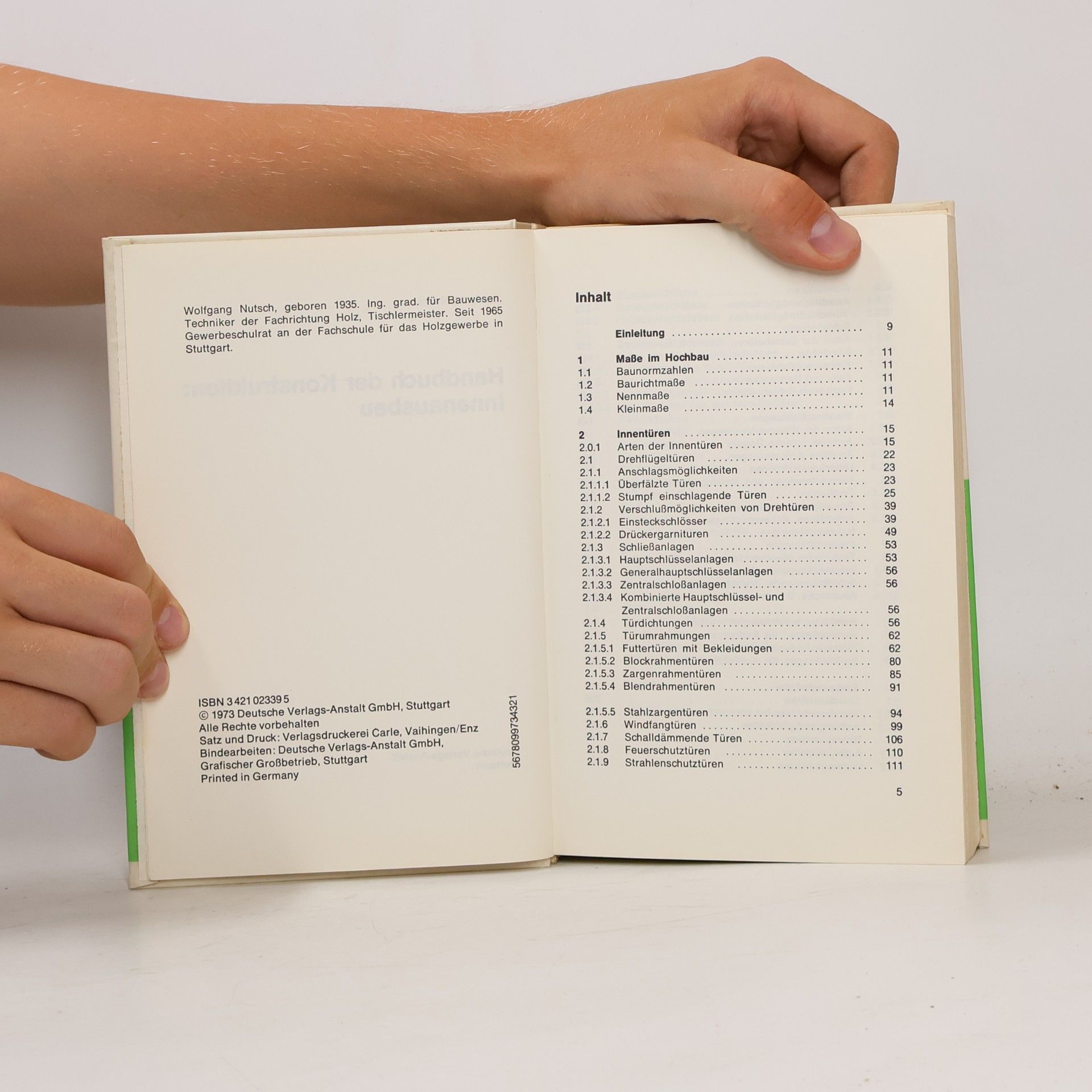 Wolfgang Nutsch Handbuch der Konstruktion