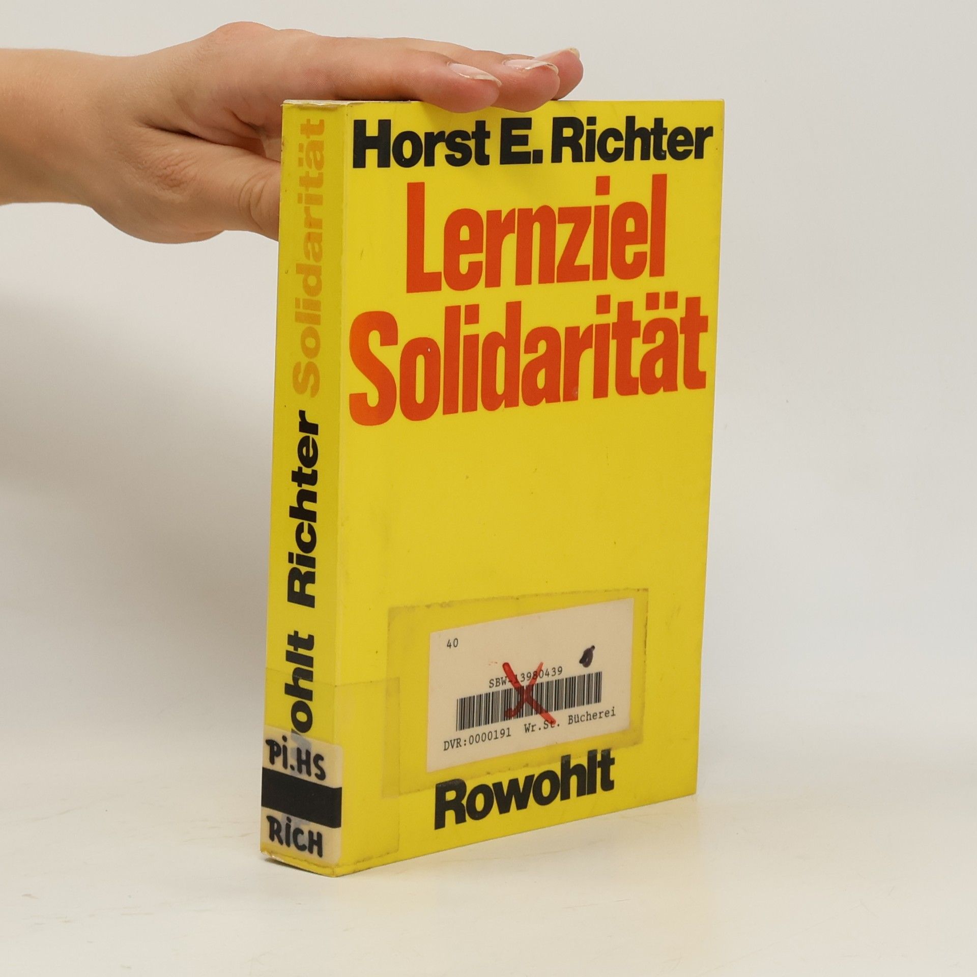 Horst-Eberhard Richter Lernziel Solidarität